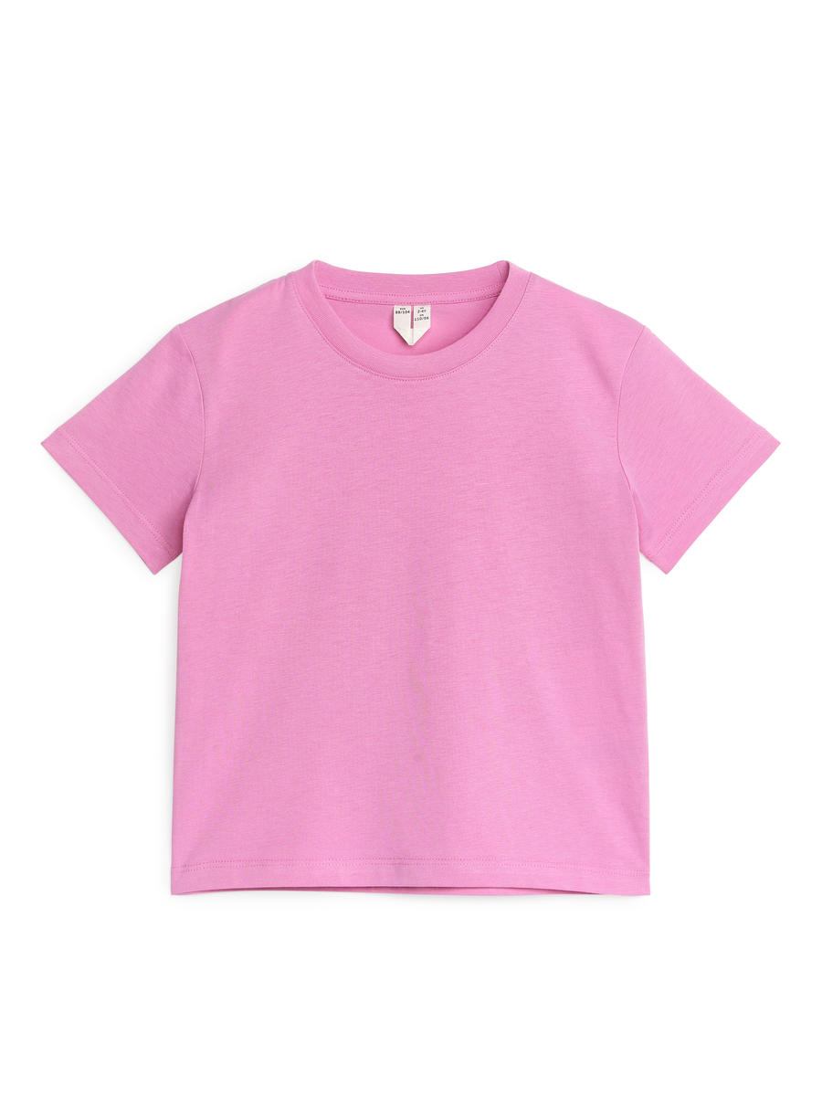 Crew-Neck T-Shirt - Pink - Regular fit - Children - 1133248014