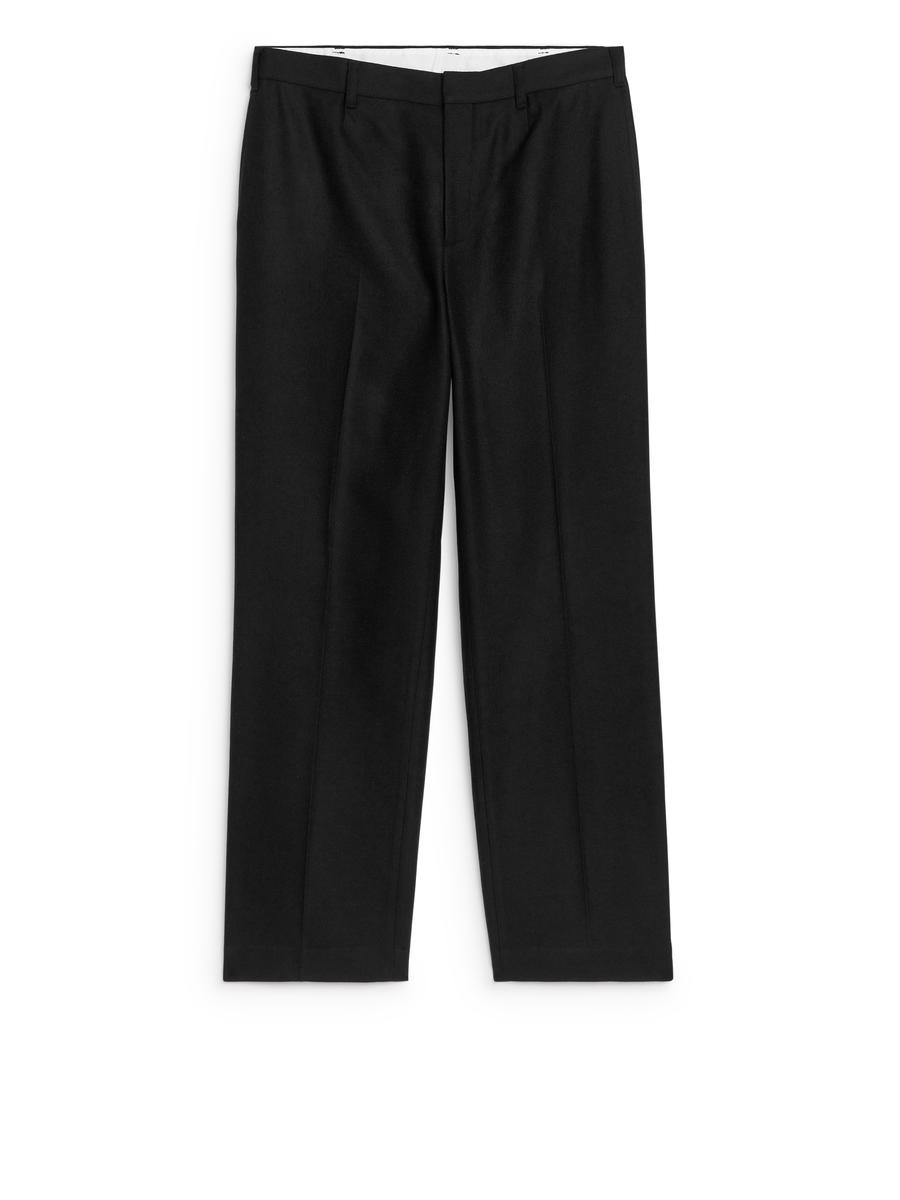 Wool Trousers-#272628-13412