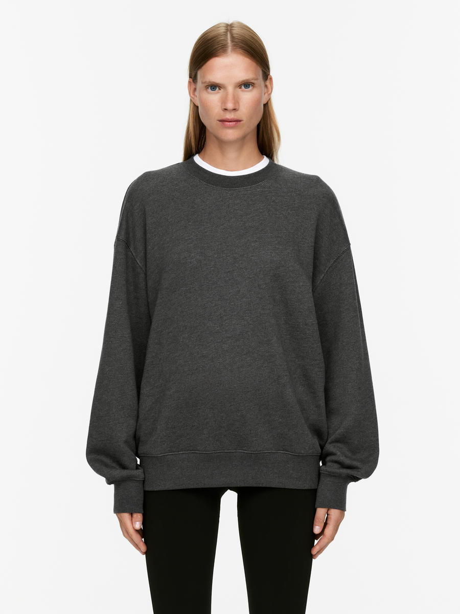 Soft Sweatshirt Dark Grey Melange Women ARKET DK