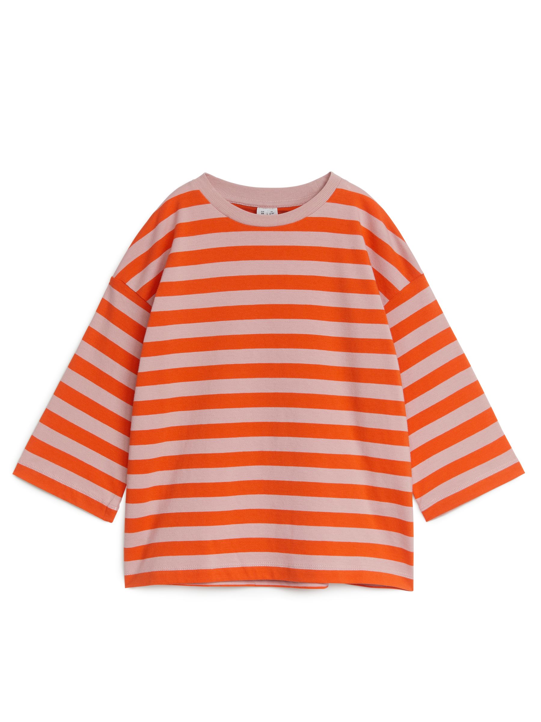 Oversize-T-Shirt mit langen Ärmeln - Orange - Oversize - Children - StillMedia/DescriptiveStillLife - 1