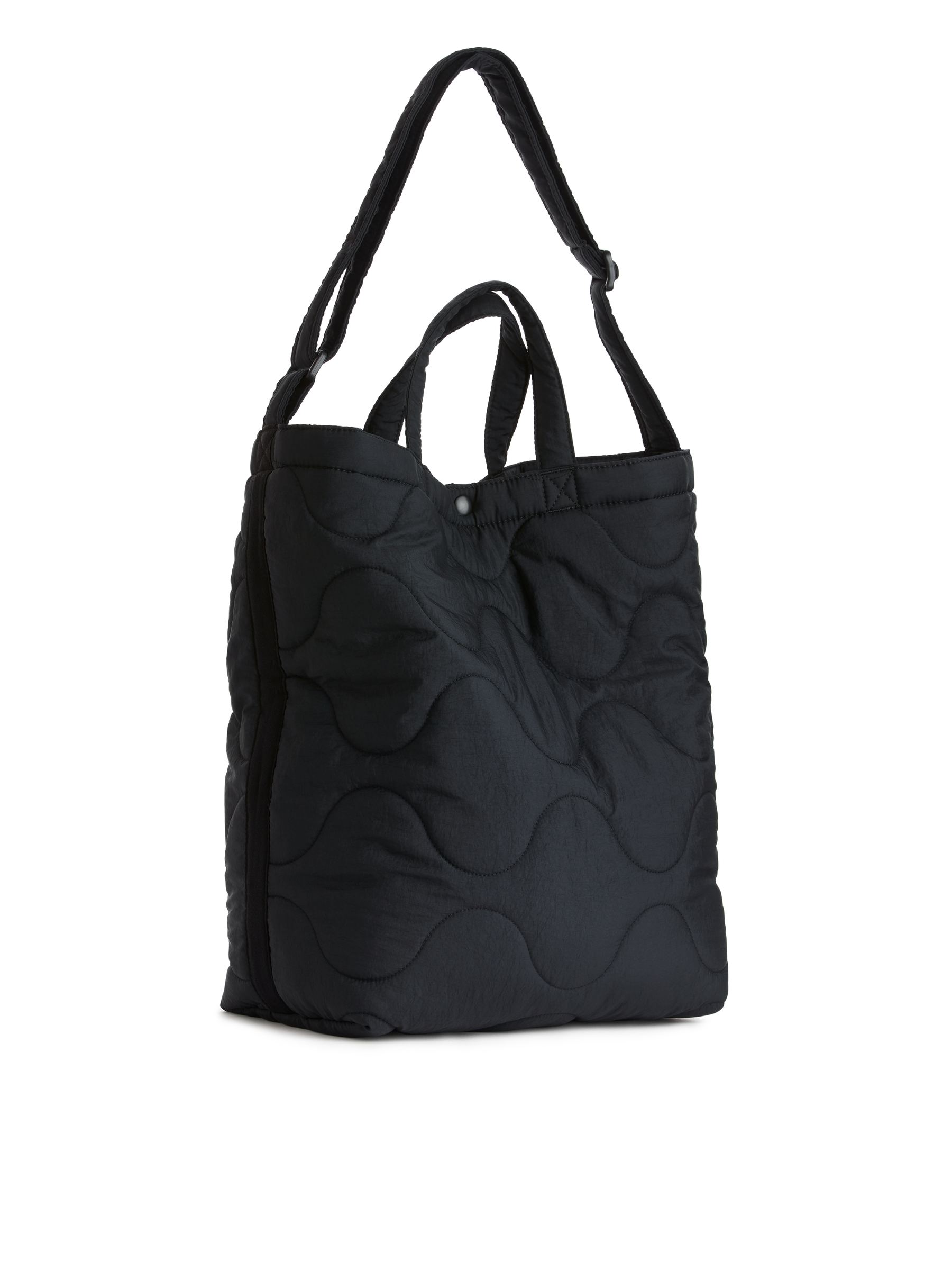Quilted Tote Bag - Black - Men - StillMedia/DescriptiveStillLife - 5