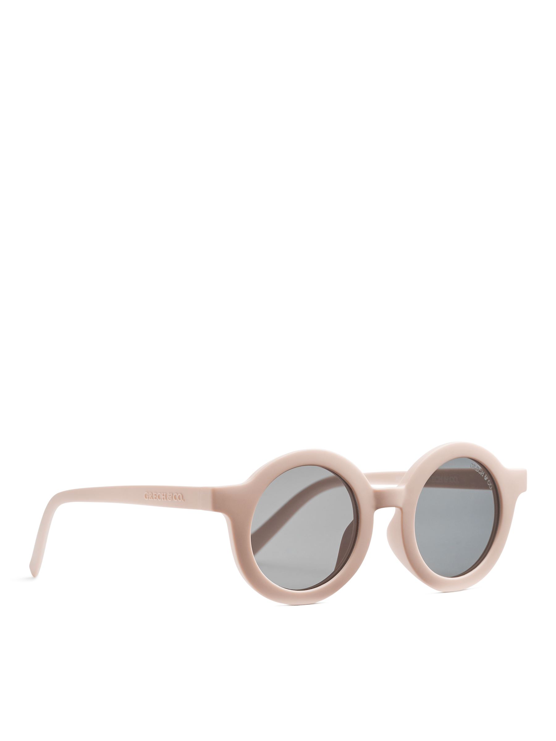 GRECH & CO. Round Polarised Sunglasses-#DED8C5-11808