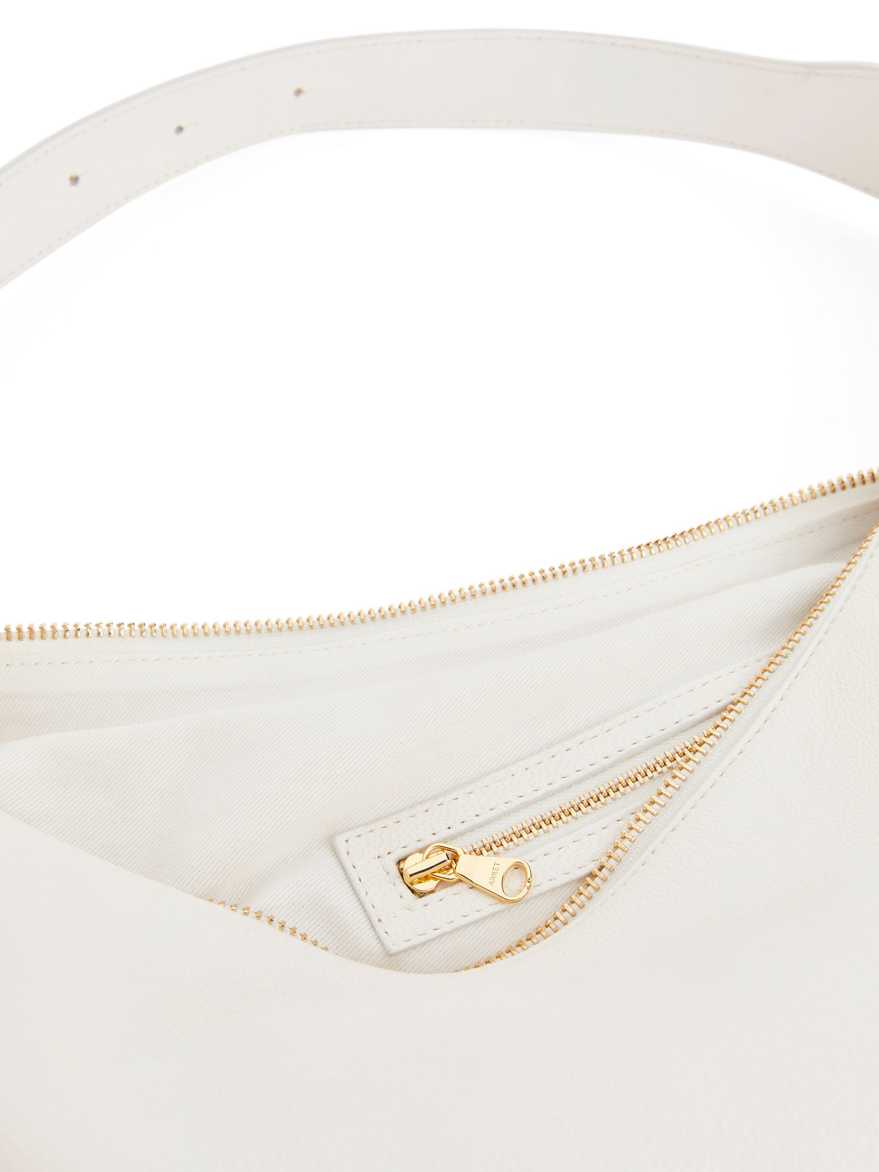 Mid Size Curved Shoulder Bag - White - Women - StillMedia/DescriptiveDetail - 3