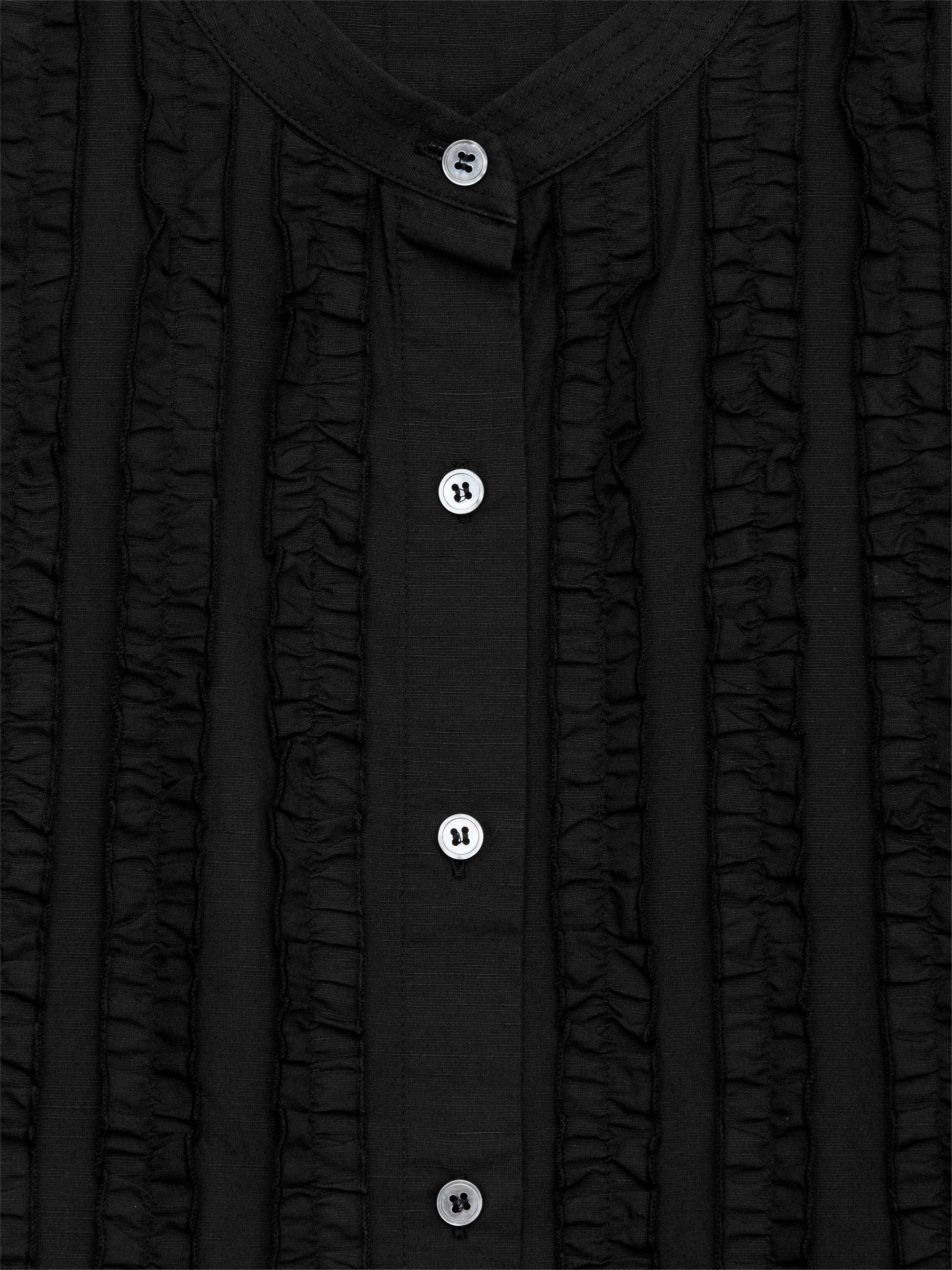 Haut volanté - Noir - Regular fit - Femme - StillMedia/DescriptiveDetail - 1