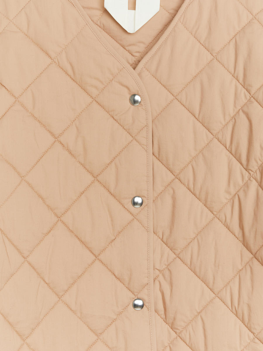 Quilted Cotton Jacket-#A99683-7511