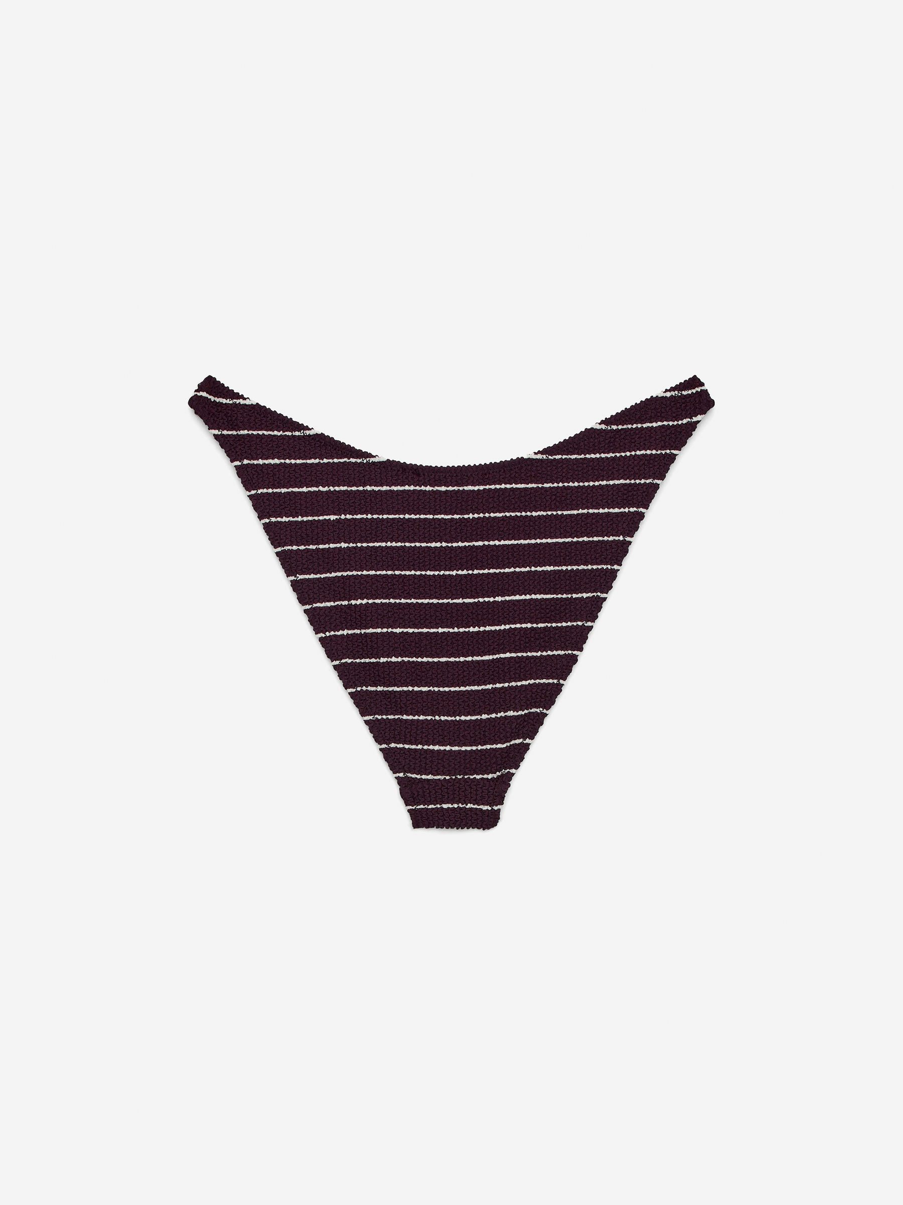 Textured Bikini Bottoms - Burgundy/White - Women - StillMedia/DescriptiveStillLife - 2