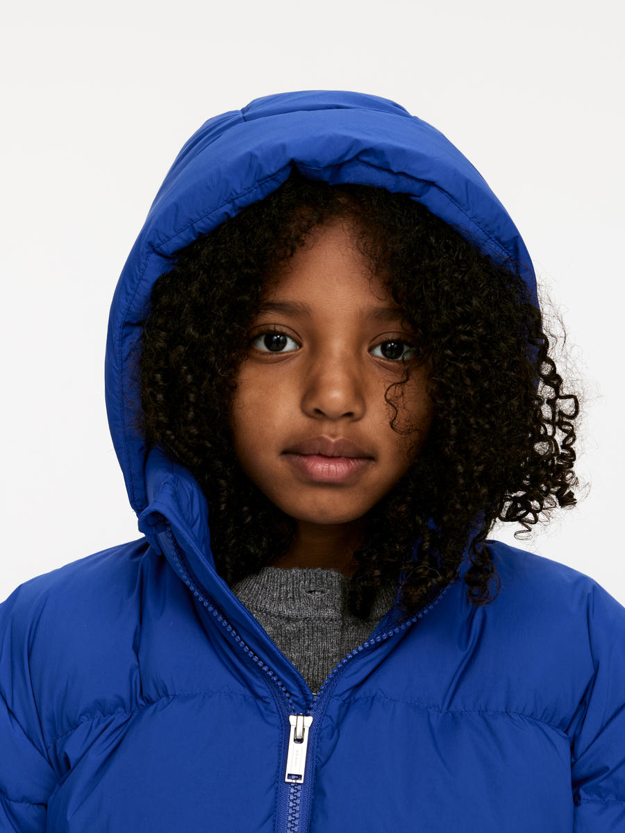 Upcycled Down Jacket Blue Children ARKET DK