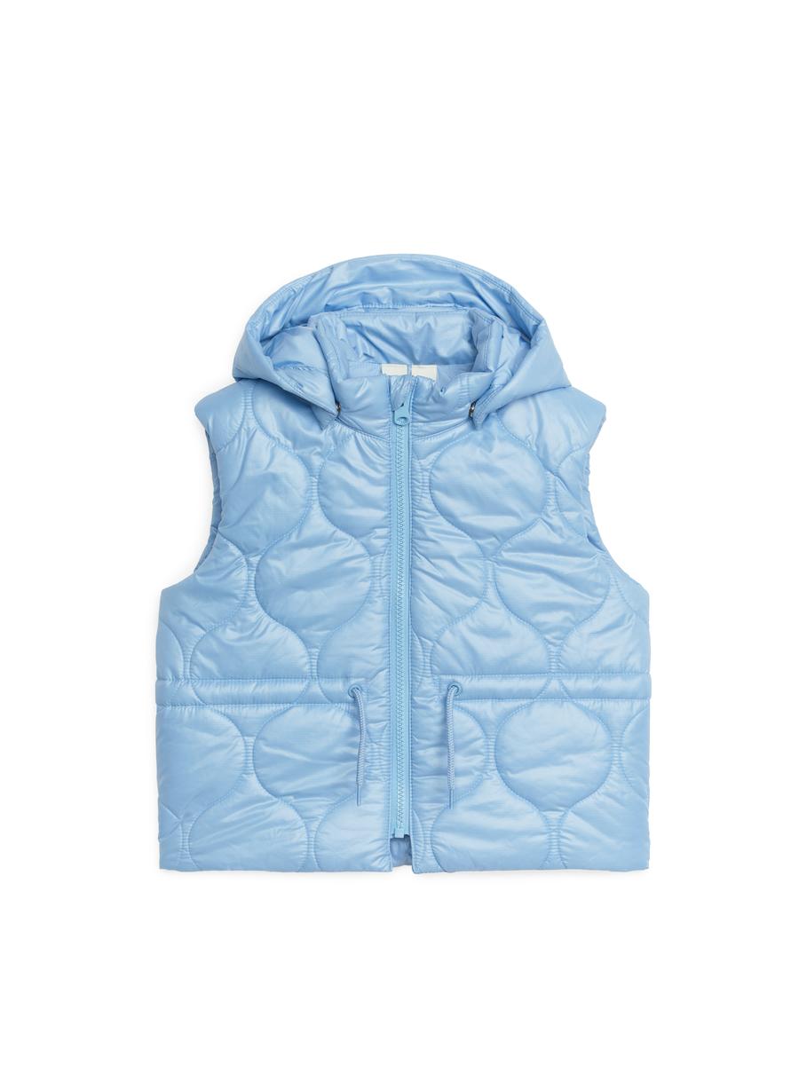 Padded Vest-#9CB4D7-3203