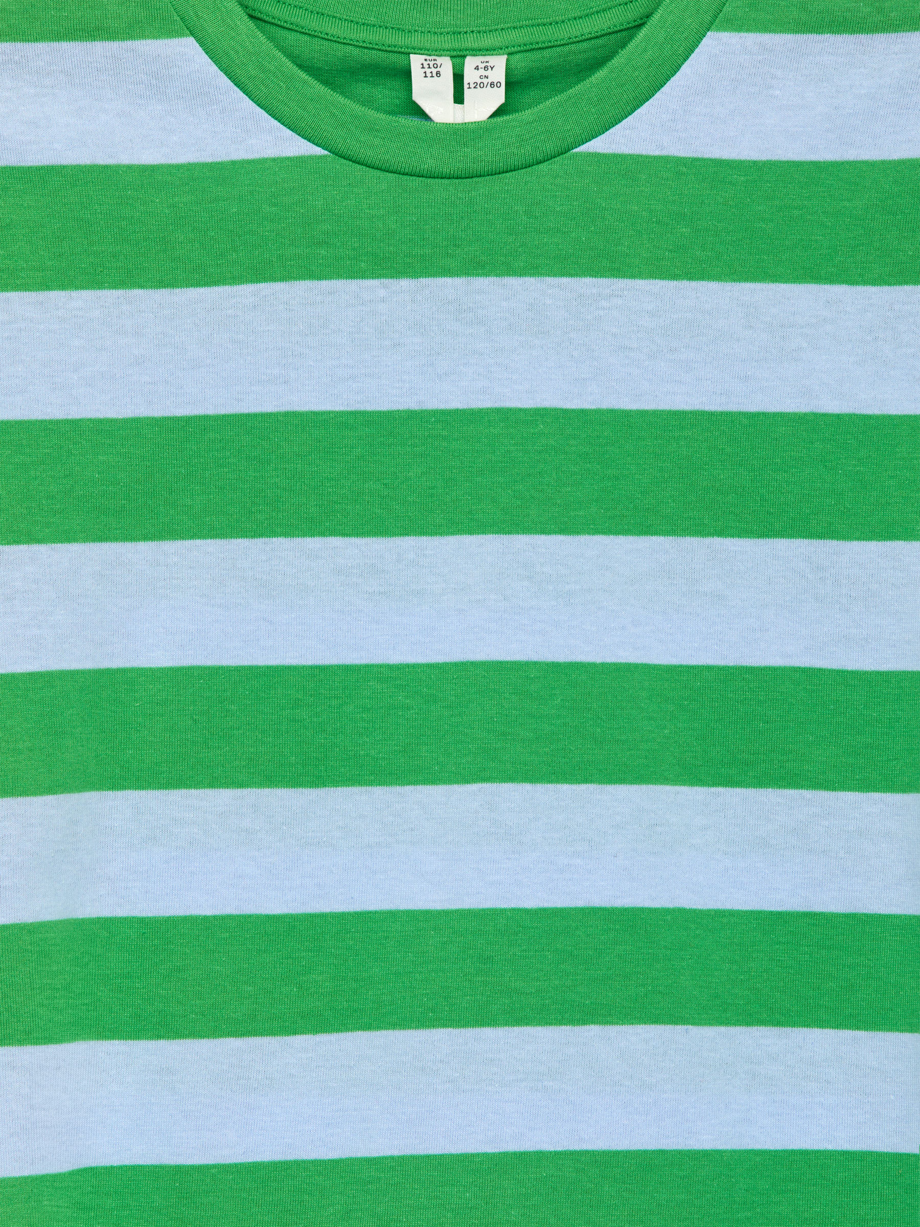 Stripe T-Shirt - Green/Light Blue - Regular fit - Children - StillMedia/DescriptiveDetail - 1