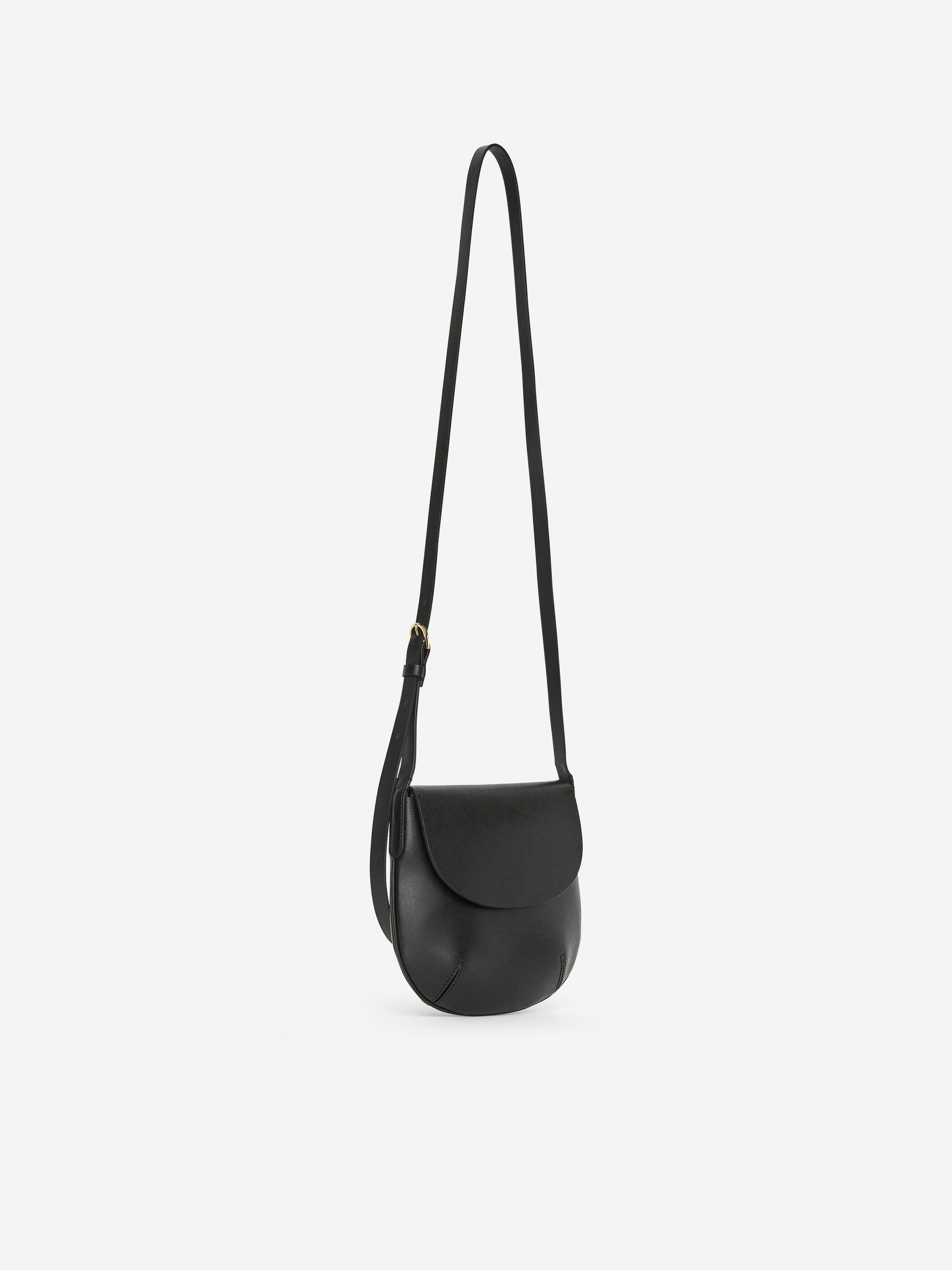バッグ Arket LEATHER CROSSBODY BAG Leather Crossbody Bag – Black – Women – ARKET NO