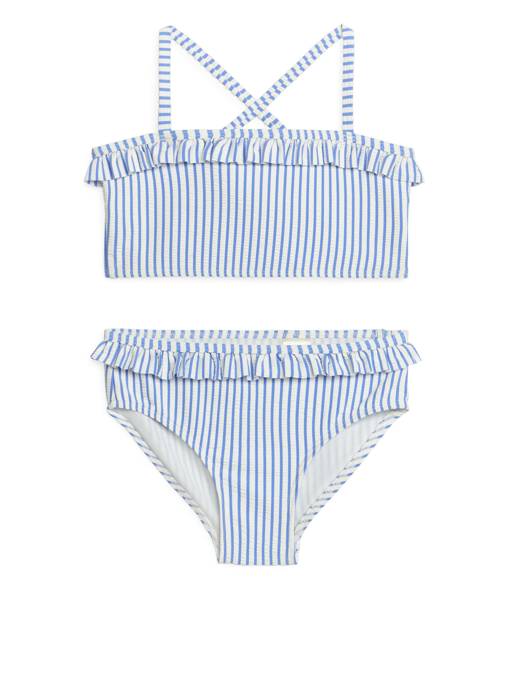 Maillot deux pièces à volants - Bleu/Blanc - Enfant - StillMedia/DescriptiveStillLife - 1