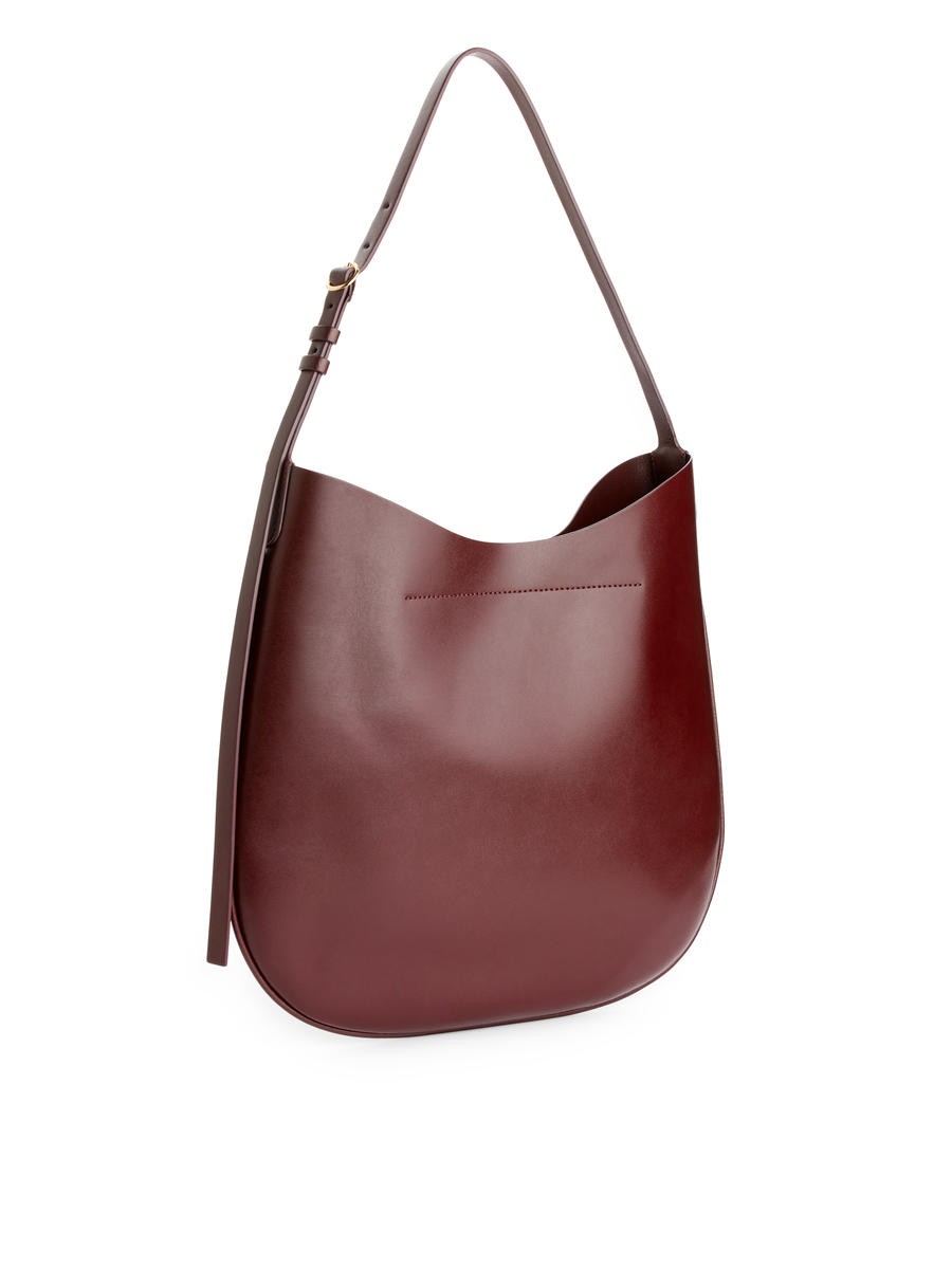 Crescent Shoulder Bag-#3A1A19-12172