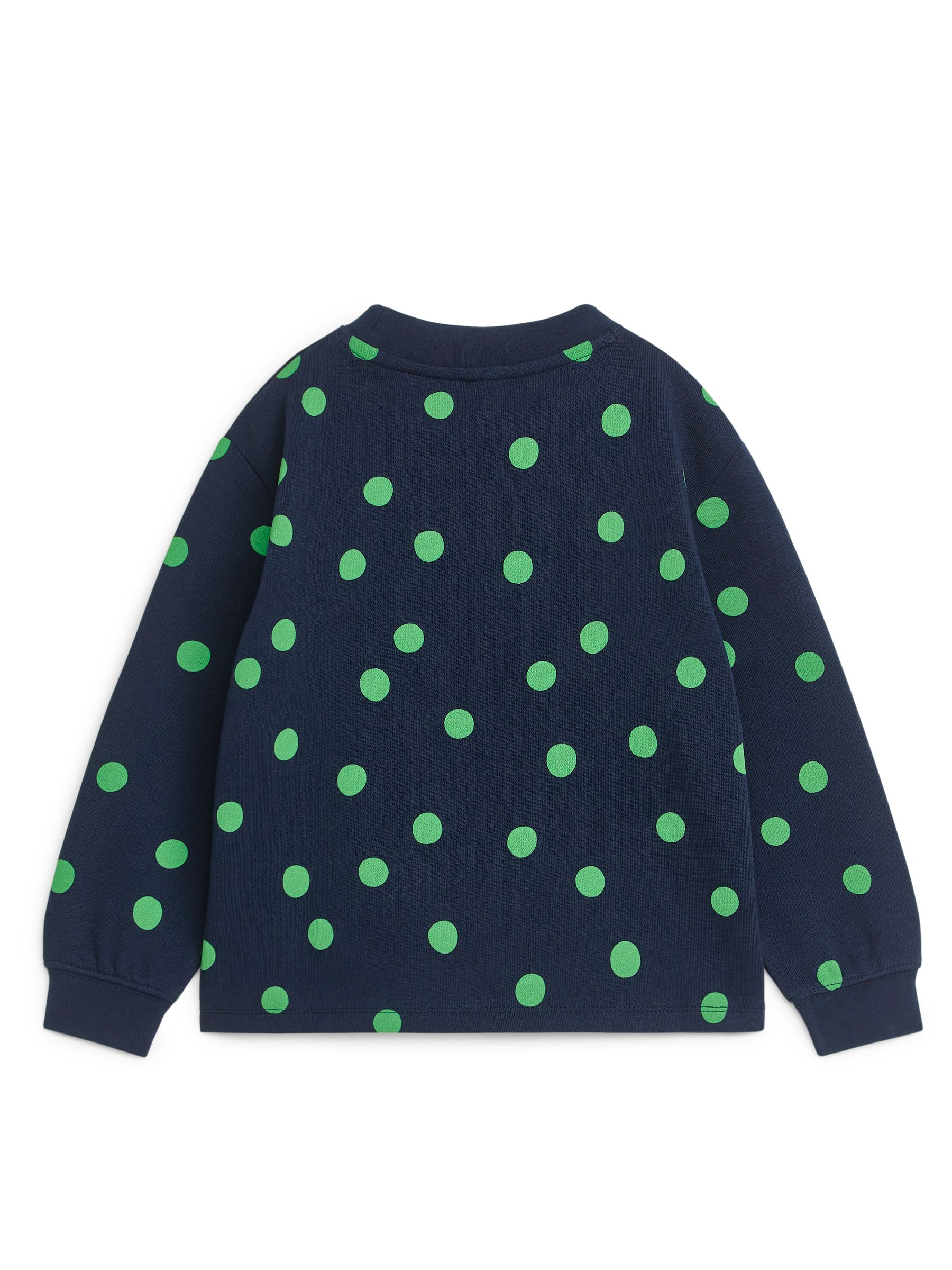 Sudadera estampada - Azul oscuro/verde - Corte relajado - Children - StillMedia/DescriptiveStillLife - 3
