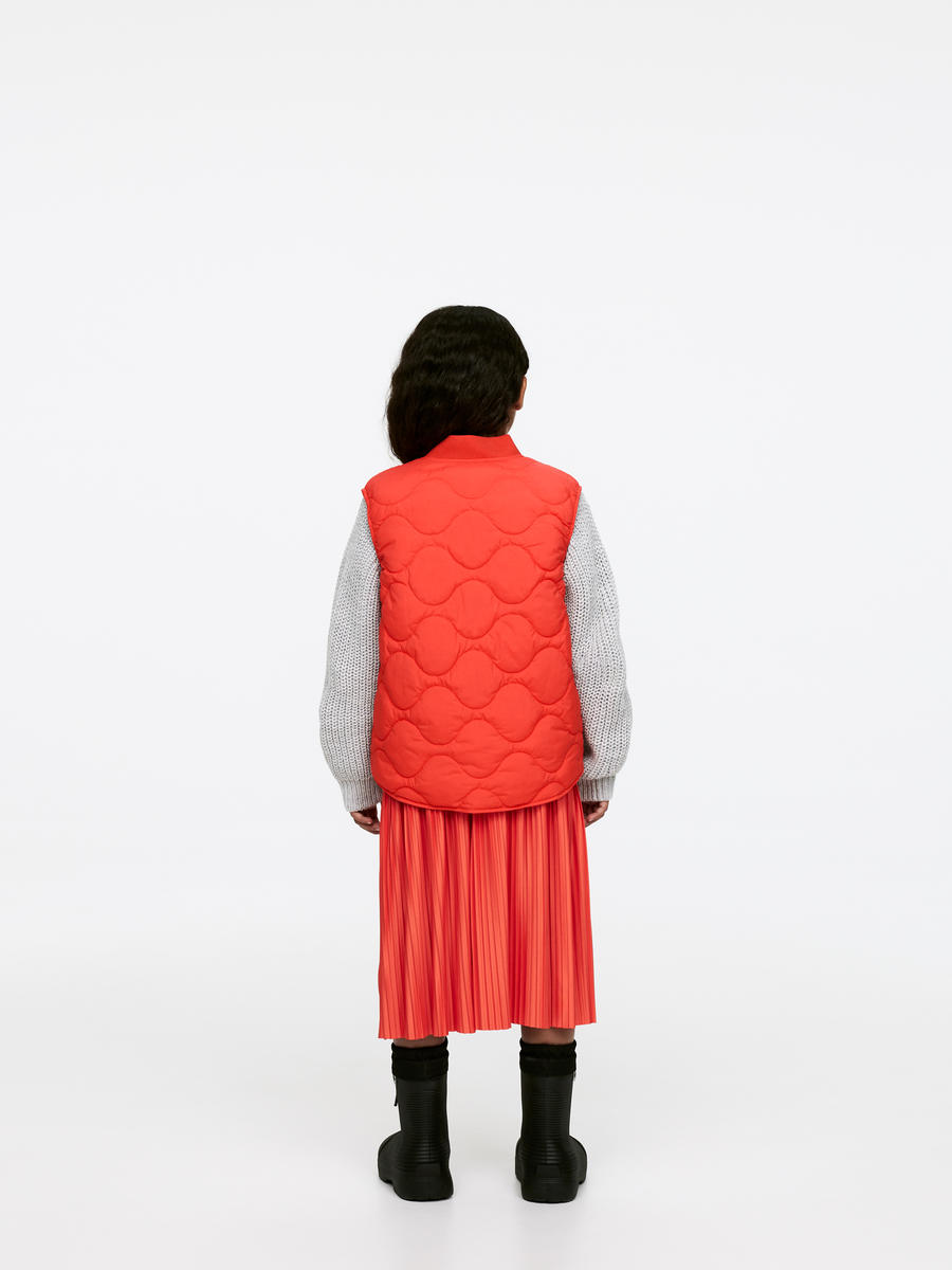 Quilted Vest-#BD433F-12397