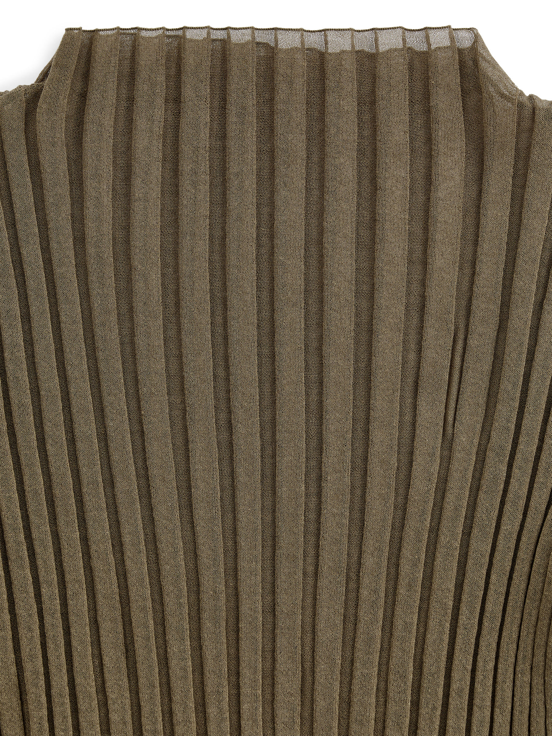 Transparentes geripptes Oberteil - Braun - Slim Fit - Damen - StillMedia/DescriptiveDetail - 1