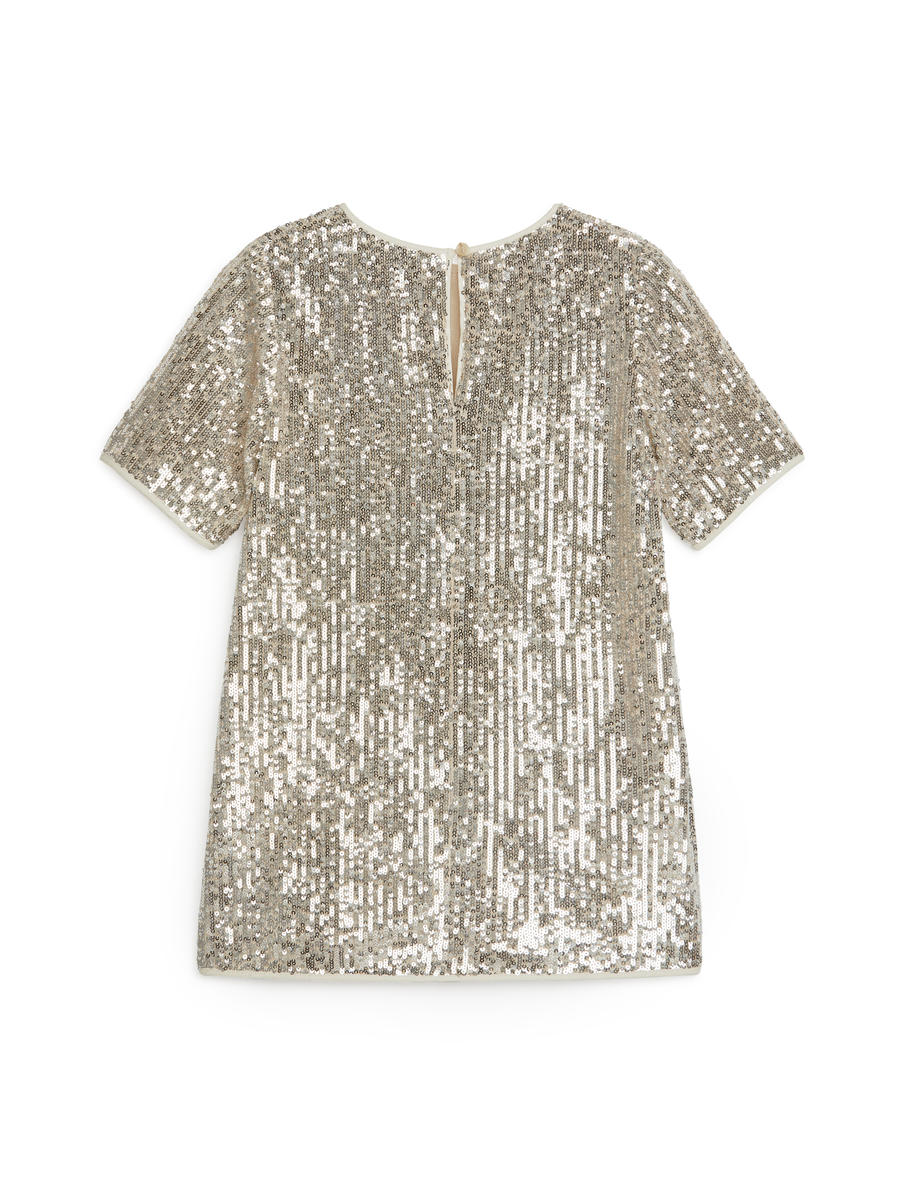 Sequin Dress-#8F8C8E-6176