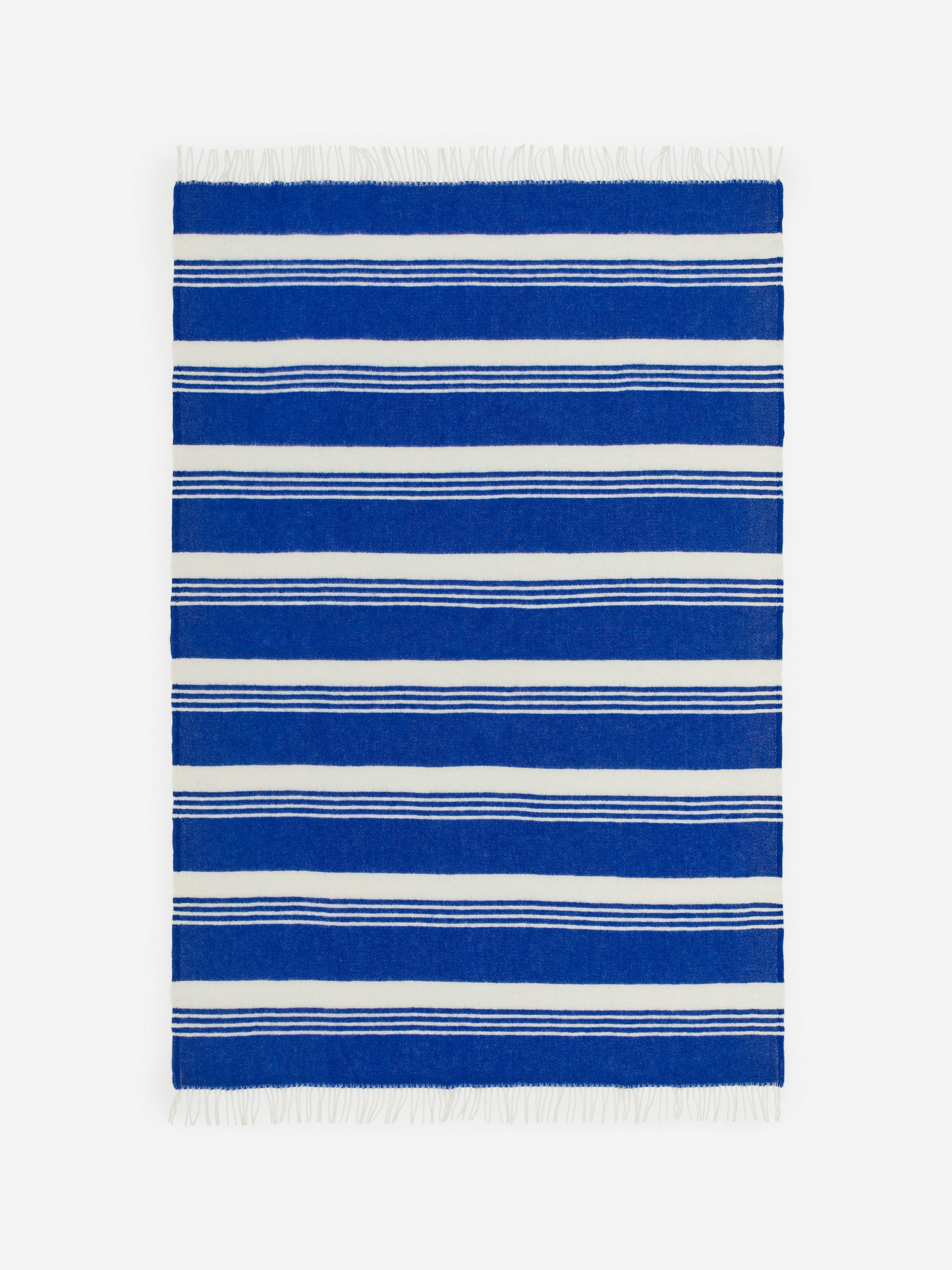 ARKET Klippan Blanket 青 Klippan Wool Blanket – Blue/Off White – Homeware – ARKET NL