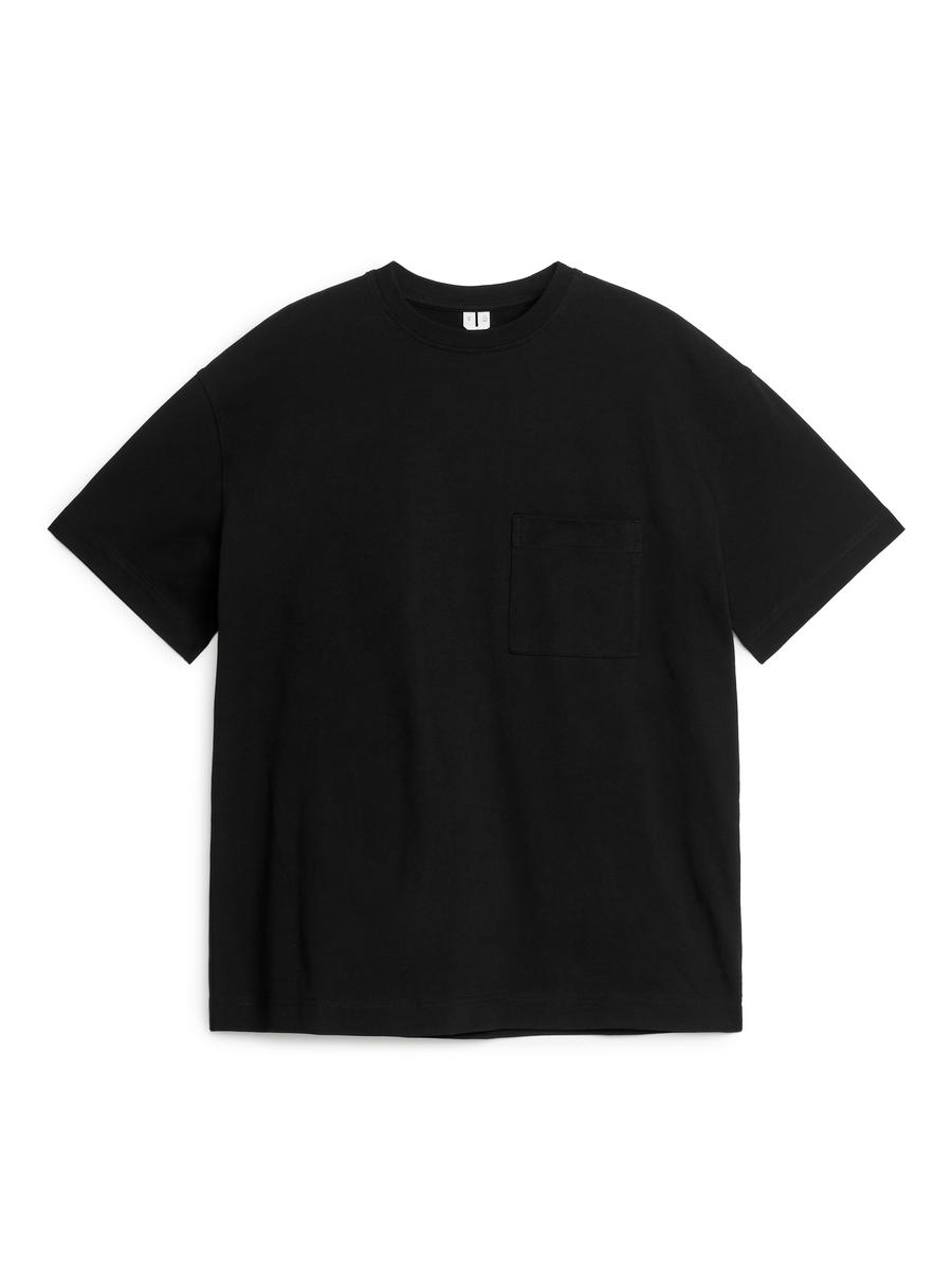 Oversized Heavyweight T-Shirt-#272628-6390