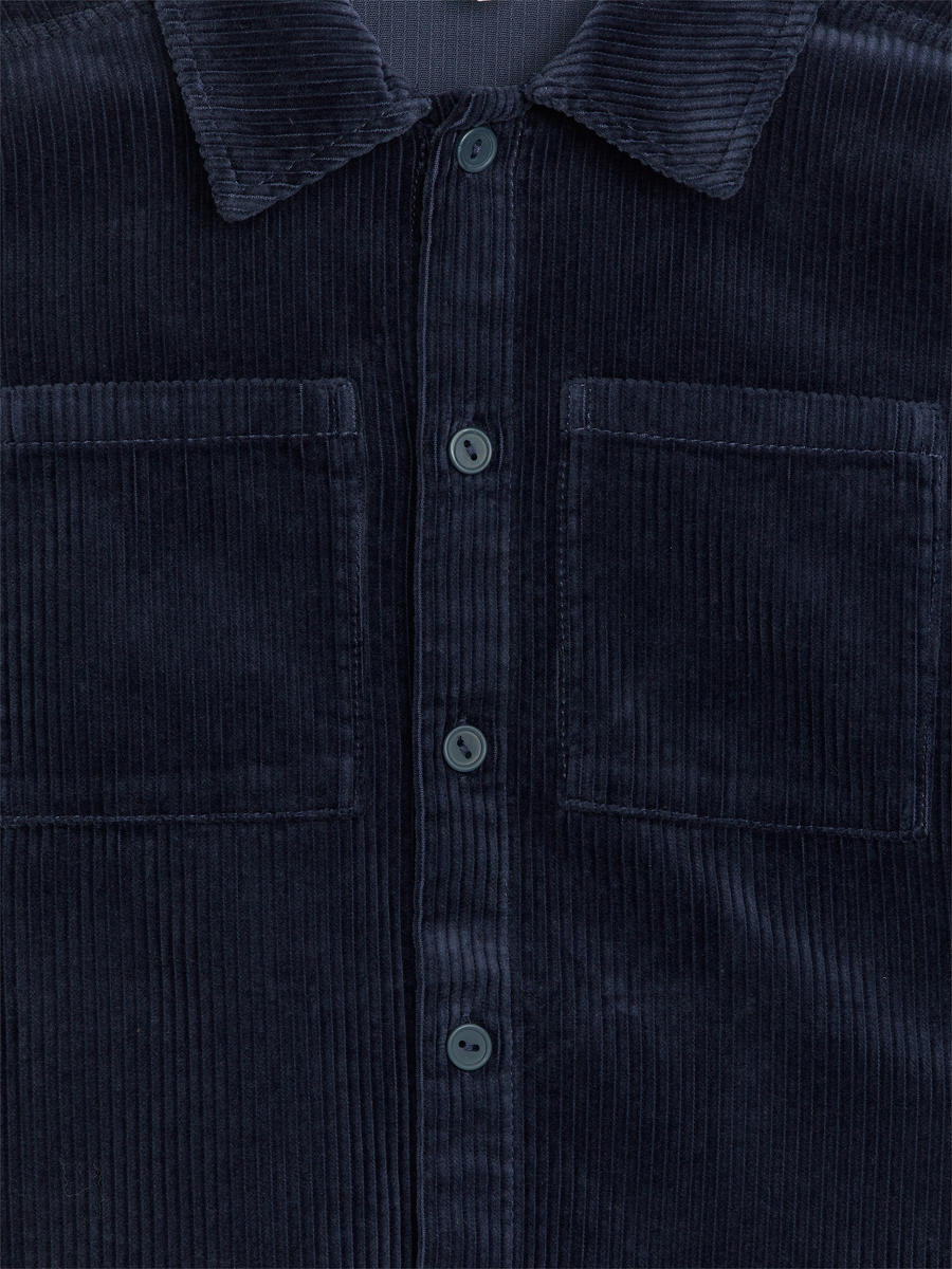 Corduroy Overshirt-#23263B-6144