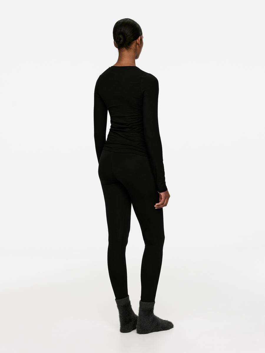 Soft Stretch Leggings - Black - Women - 1251279001