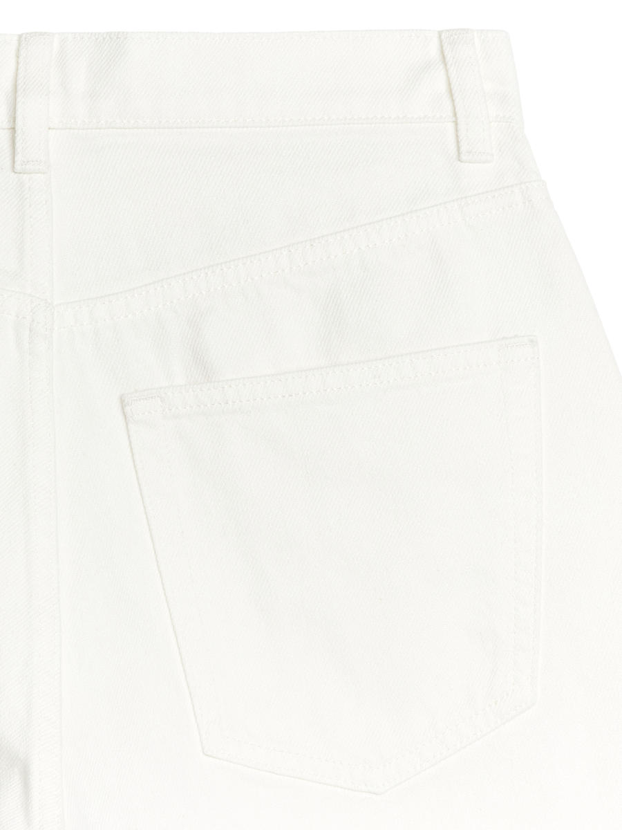 Denim Shorts - White - Regular fit - Women - 1231078001