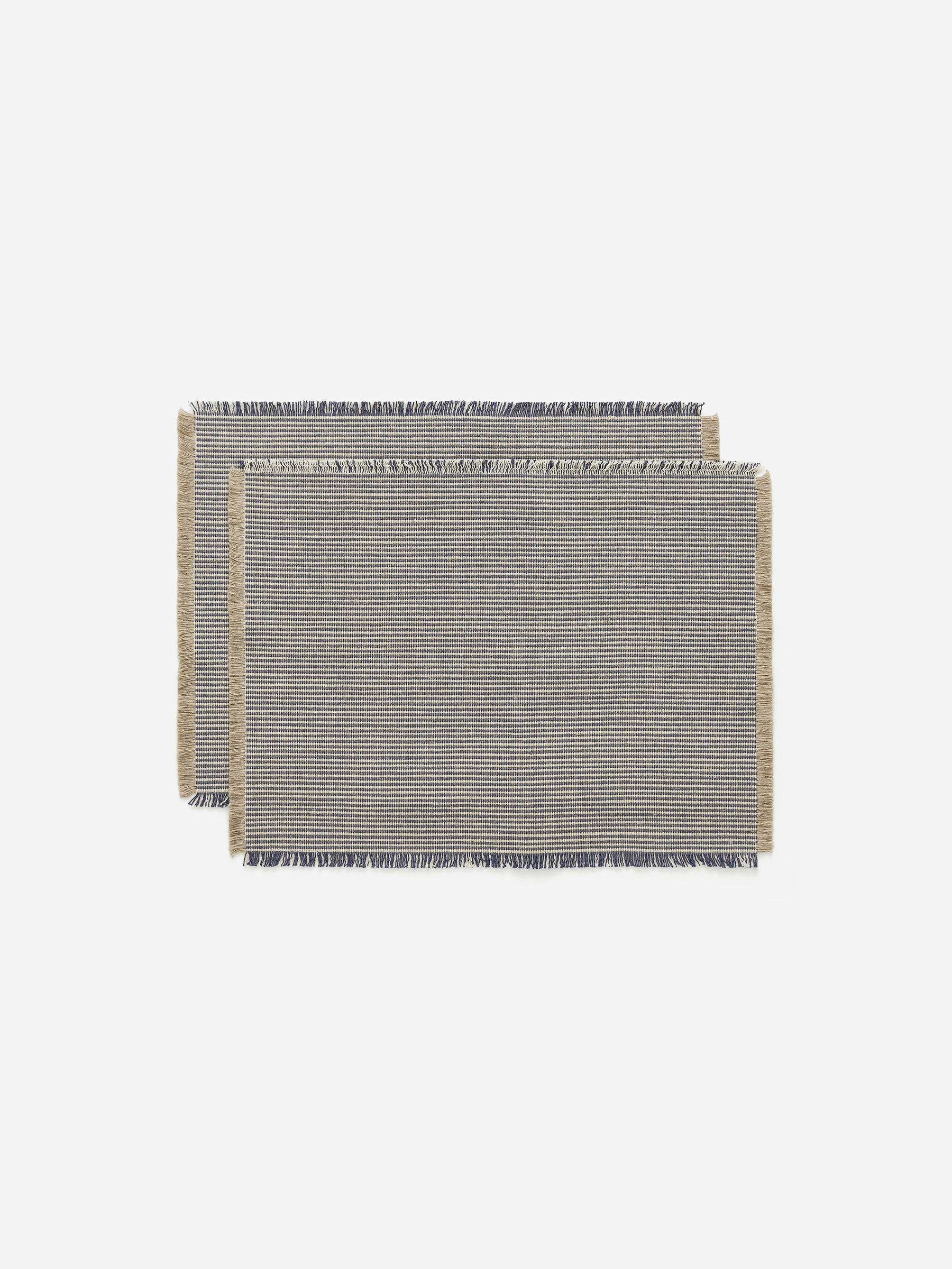 Linen Blend Placemat Set of 2-#434E66-15409