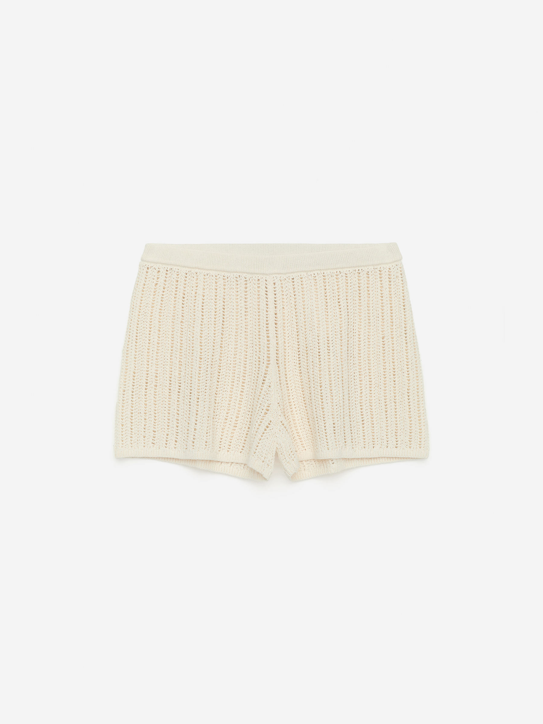 Mini Shorts-#F4F3E9-15230