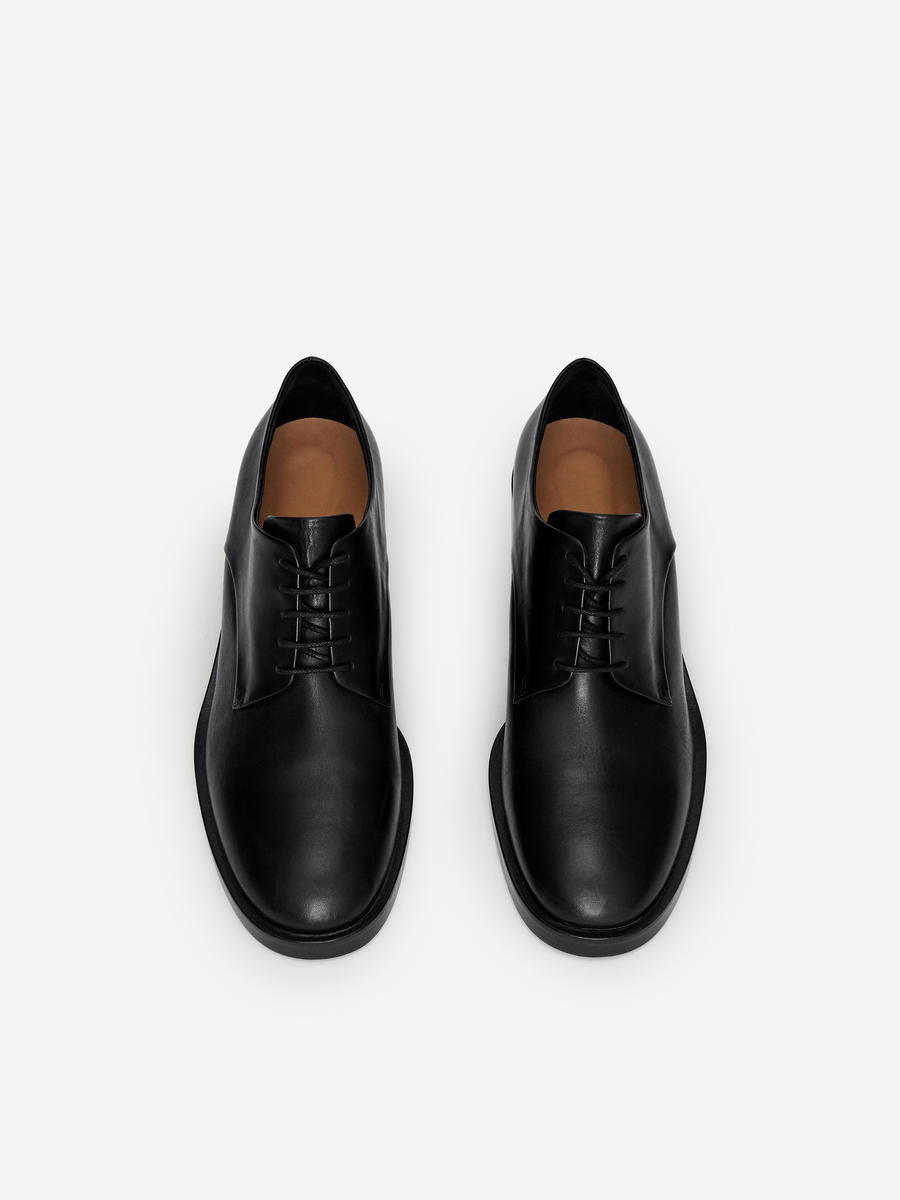 Heeled Derby Shoes-#272628-12507