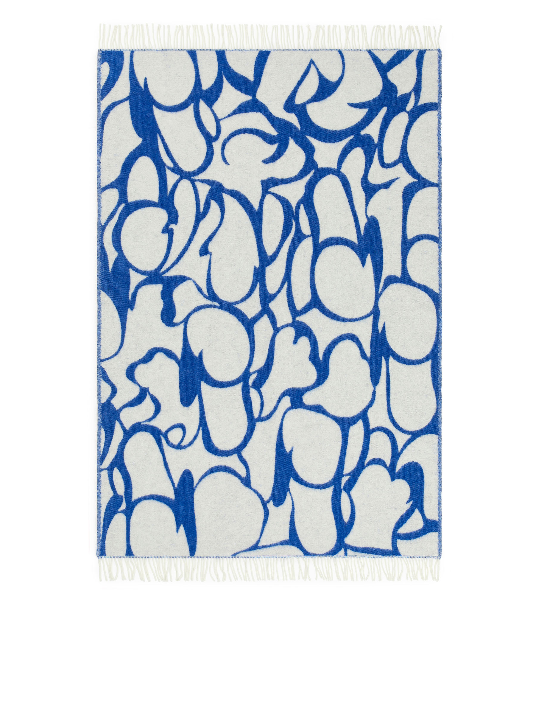 Wolldecke von Klippan - Weiß/Blau - Homeware - StillMedia/DescriptiveStillLife - 2