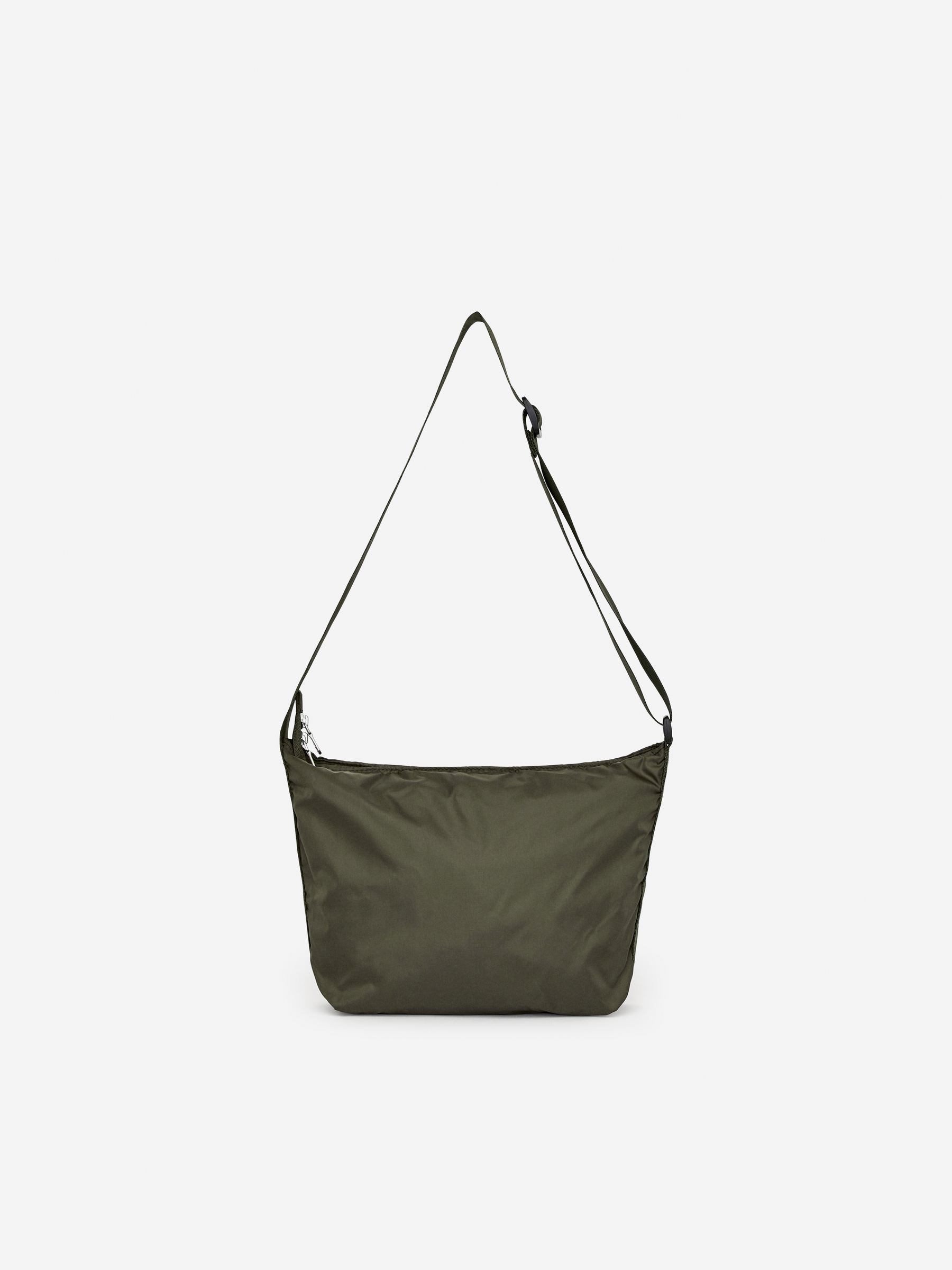 Kleine, faltbare Kuriertasche-#57564B-14883