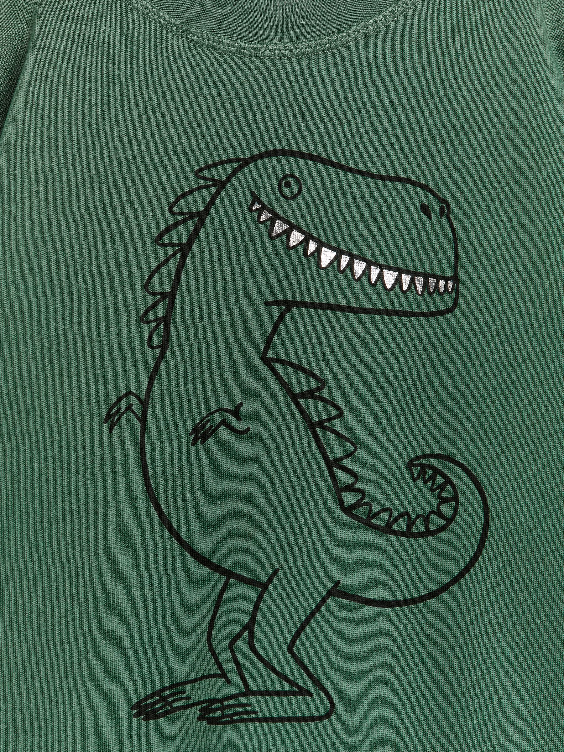 Luźna bluza - Green/Dino - Fason normalny - Children - StillMedia/DescriptiveDetail - 2