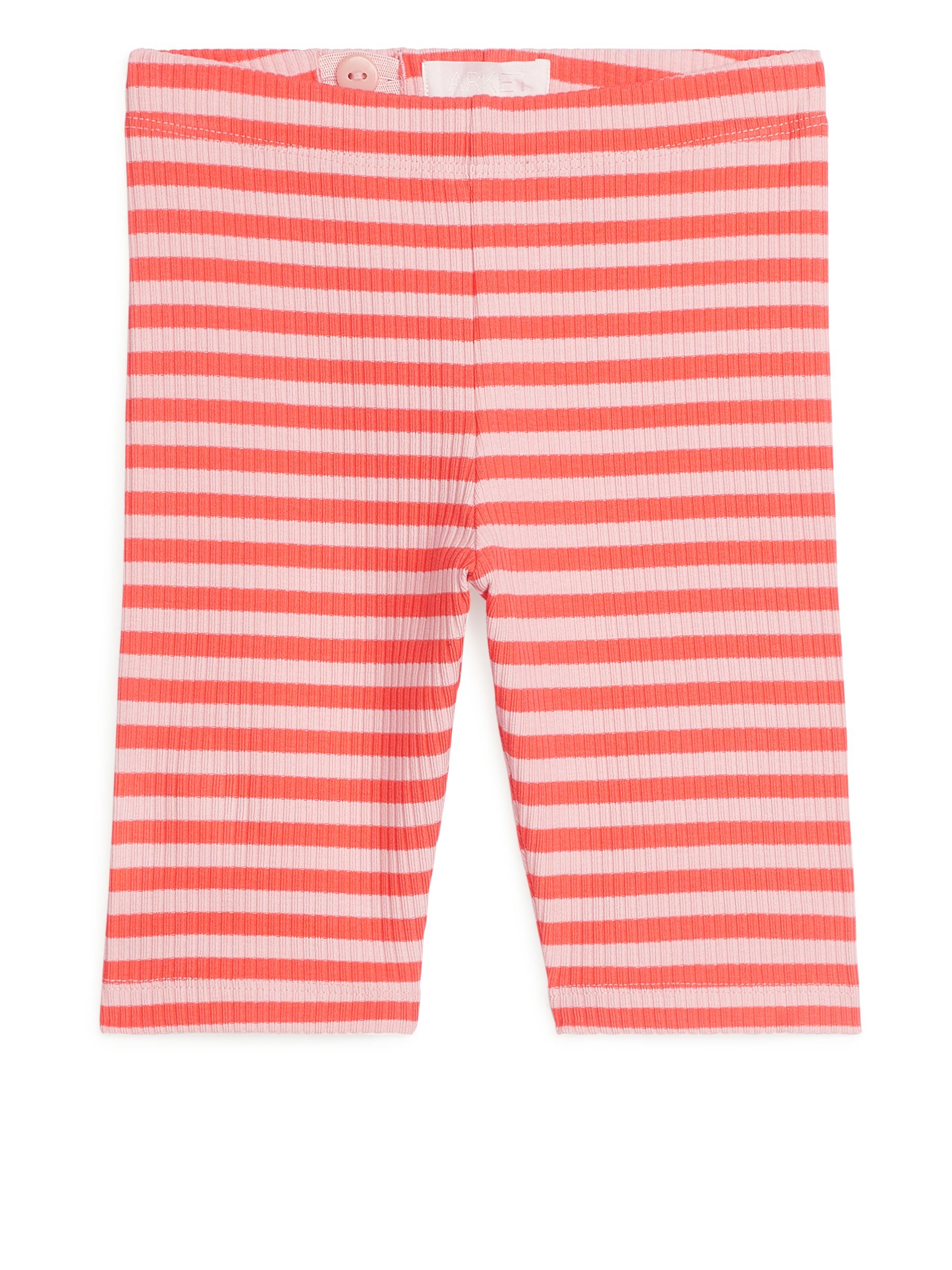 Pantalones cortos de ciclista en punto de canalé - Naranja/rosa - Corte estándar - Children - StillMedia/DescriptiveStillLife - 2