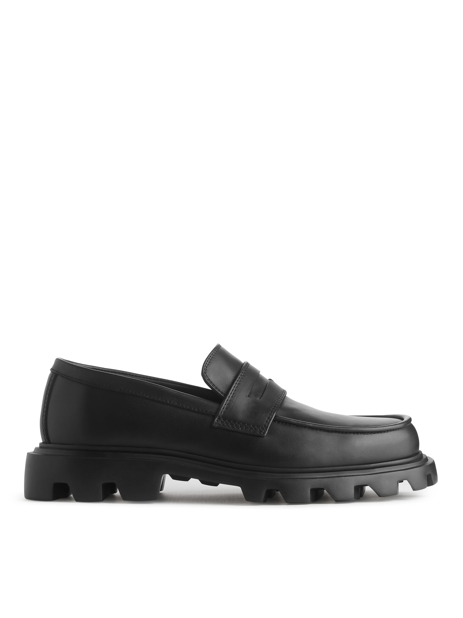 Mocasines de piel gruesos - Negro - Men - StillMedia/DescriptiveStillLife - 2