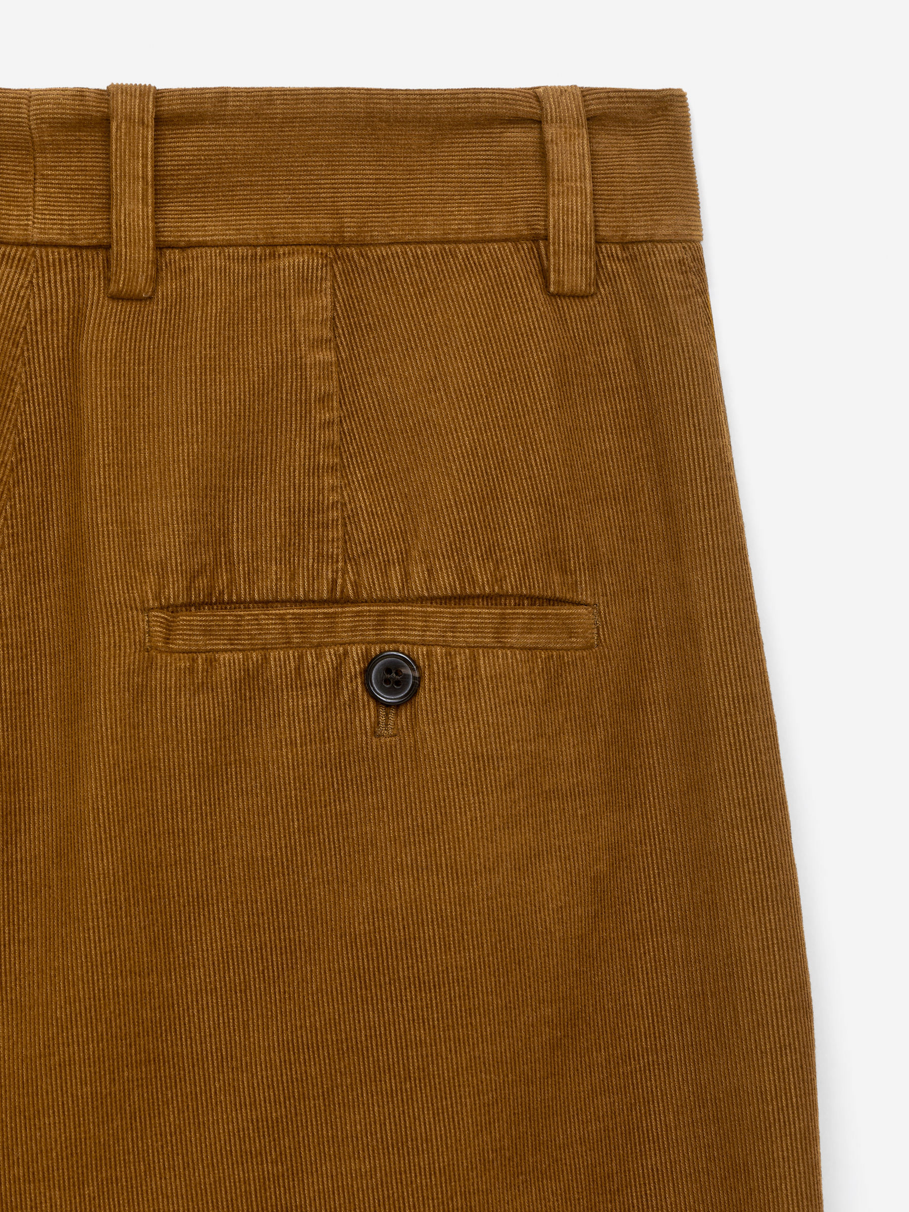 High-Waist Corduroy Trousers - Brown - Regular fit - Women - StillMedia/DescriptiveDetail - 1
