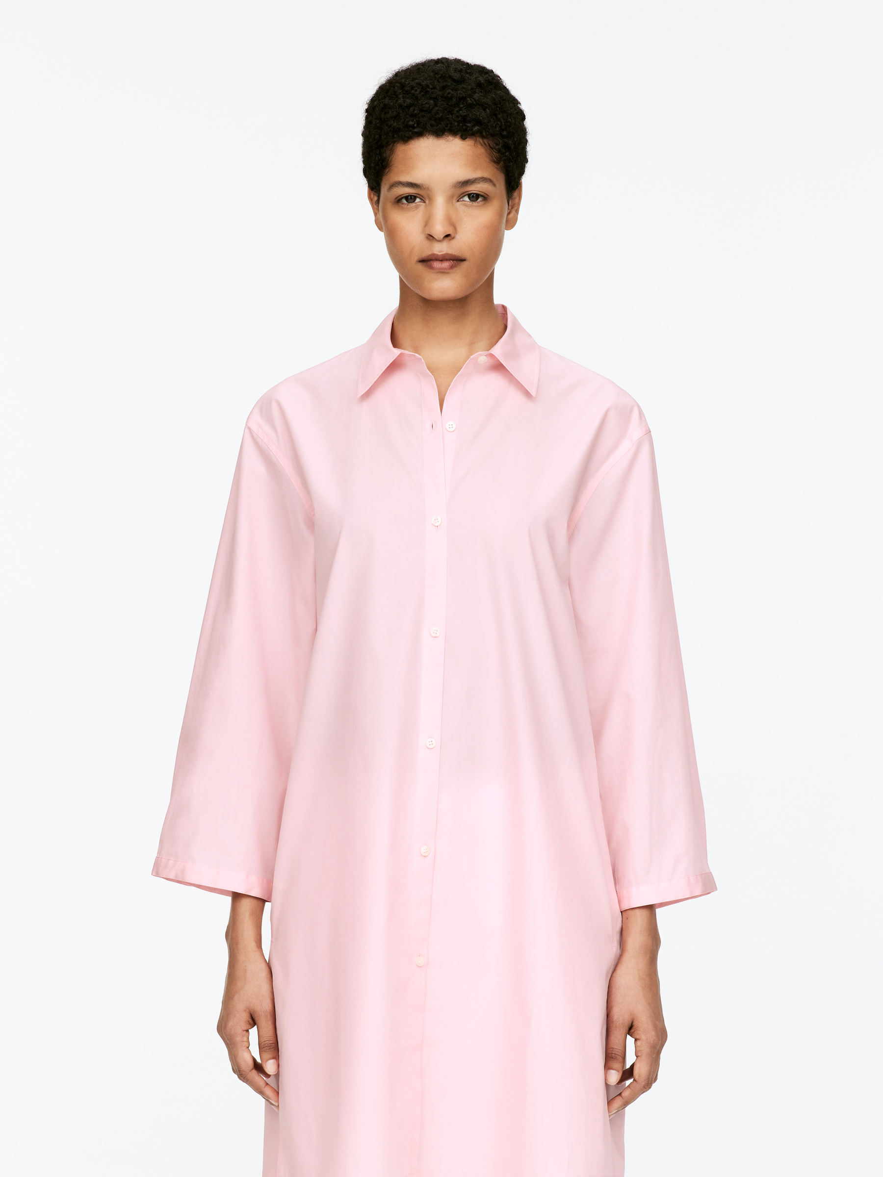 Shirt Dress - Pink - Regular fit - Women - StillMedia/Lookbook - 3