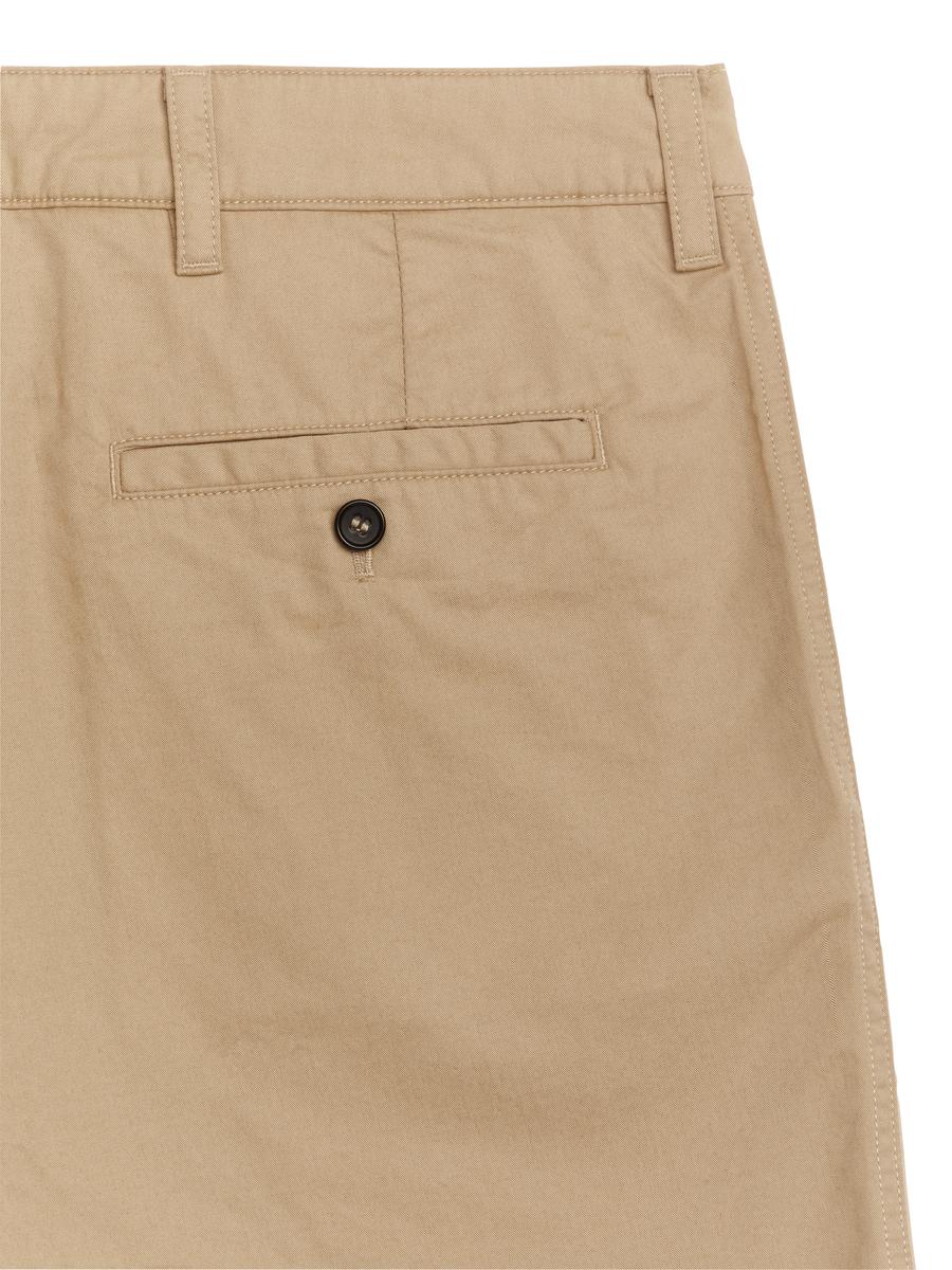 Cotton Shorts - Beige - Regular fit - Men - 1068737002