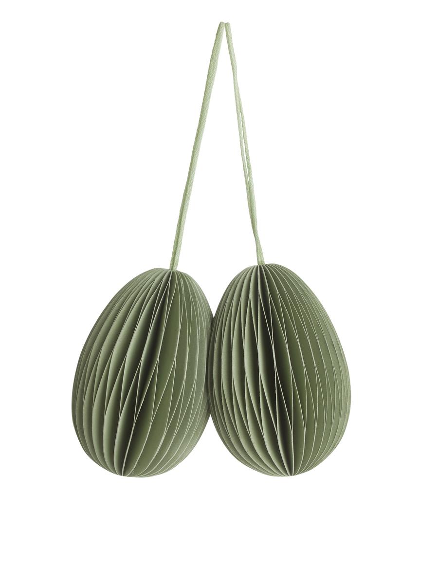 Honeycomb Ornaments - Green - Homeware - 0835025006