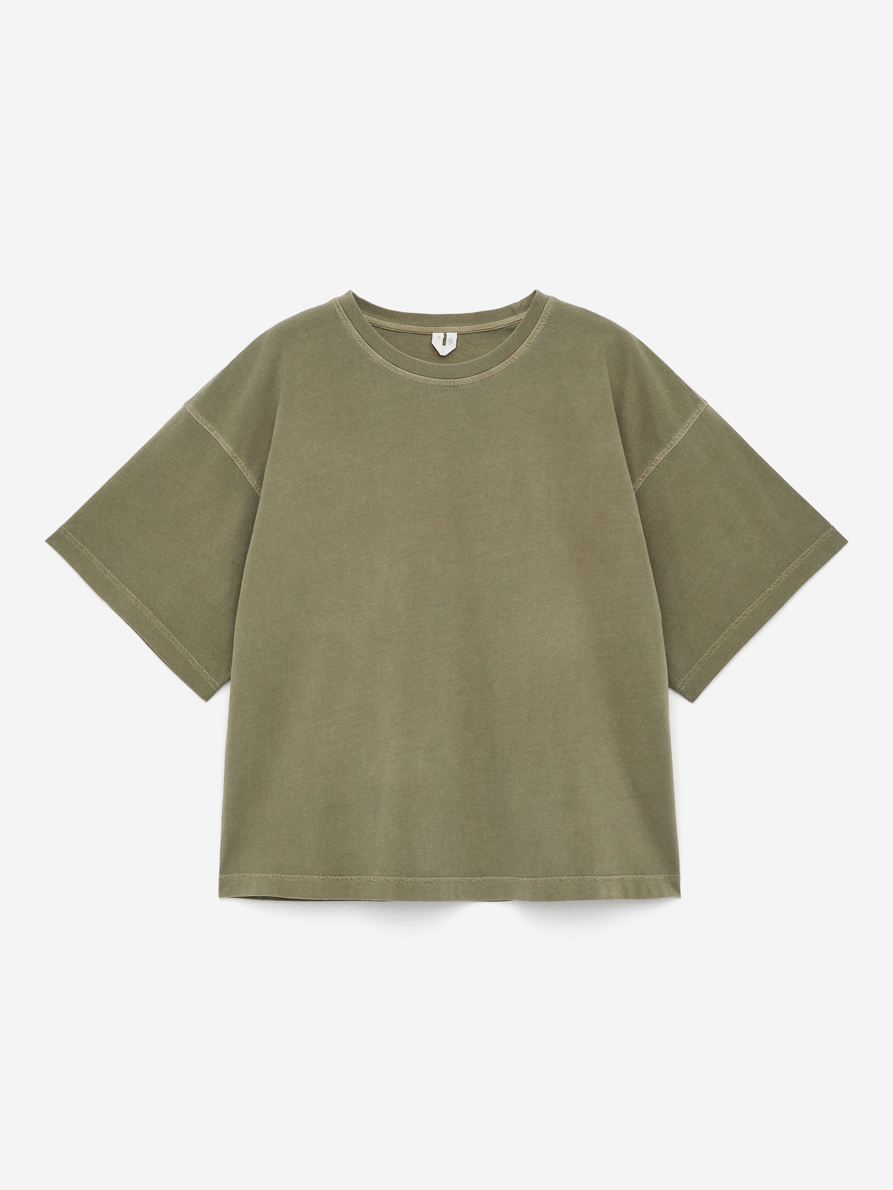 Cotton T-Shirt-Green-15424
