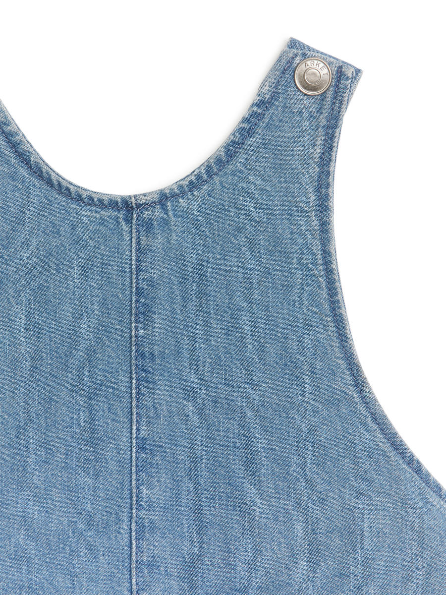 Denim Dungaree Dress - Blue - Regular fit - Children - 1184250001