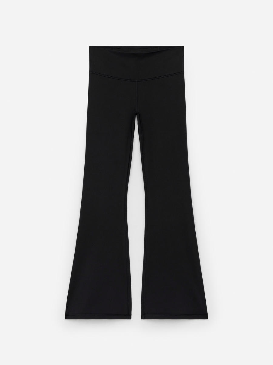 Collants évasés souples et extensibles-Noir-13811