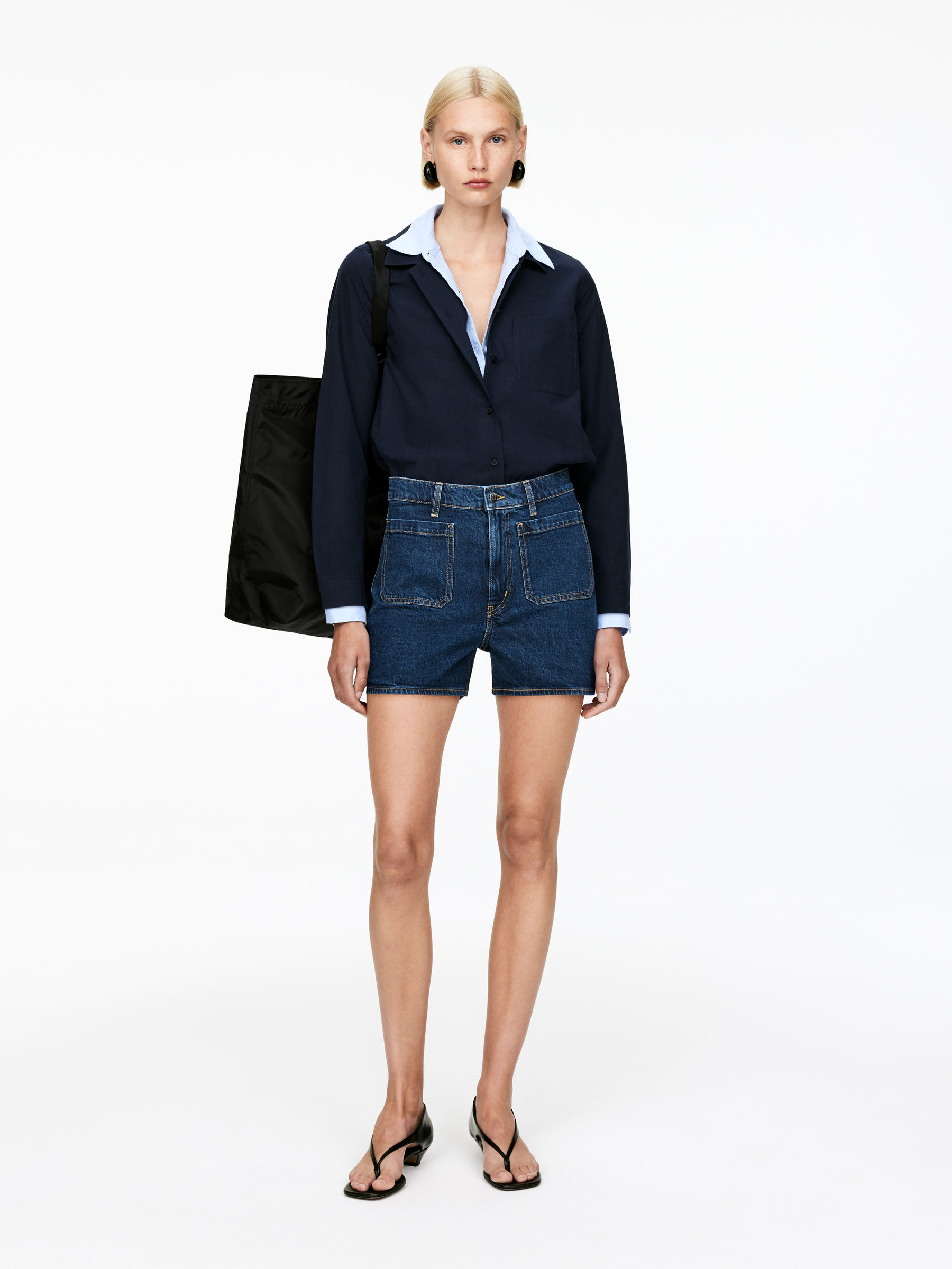 LUPINE Patch Pocket Shorts-#3A3B66-15553