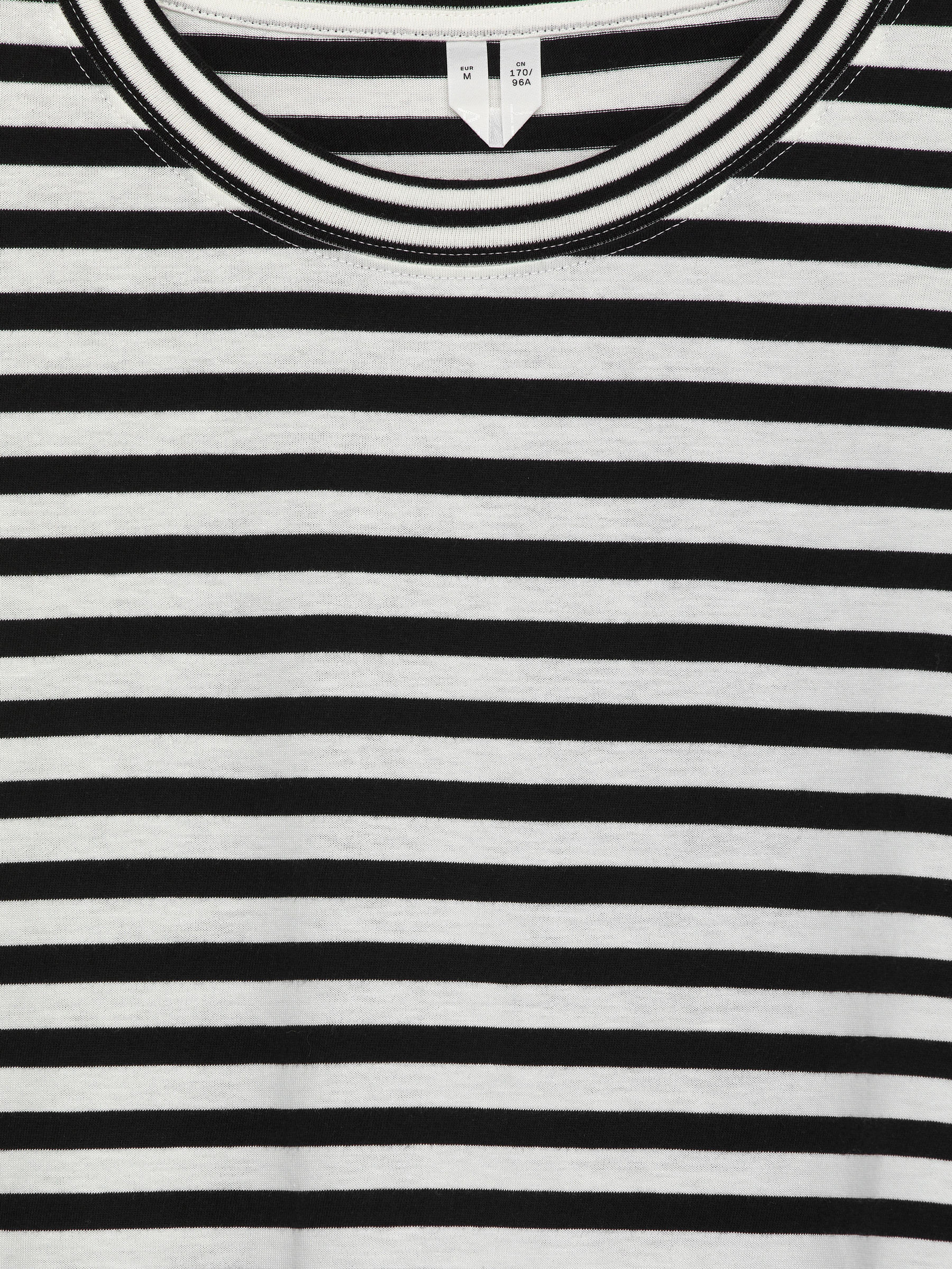 Long-Sleeved T-Shirt - White/Black - Regular fit - Women - StillMedia/DescriptiveDetail - 1