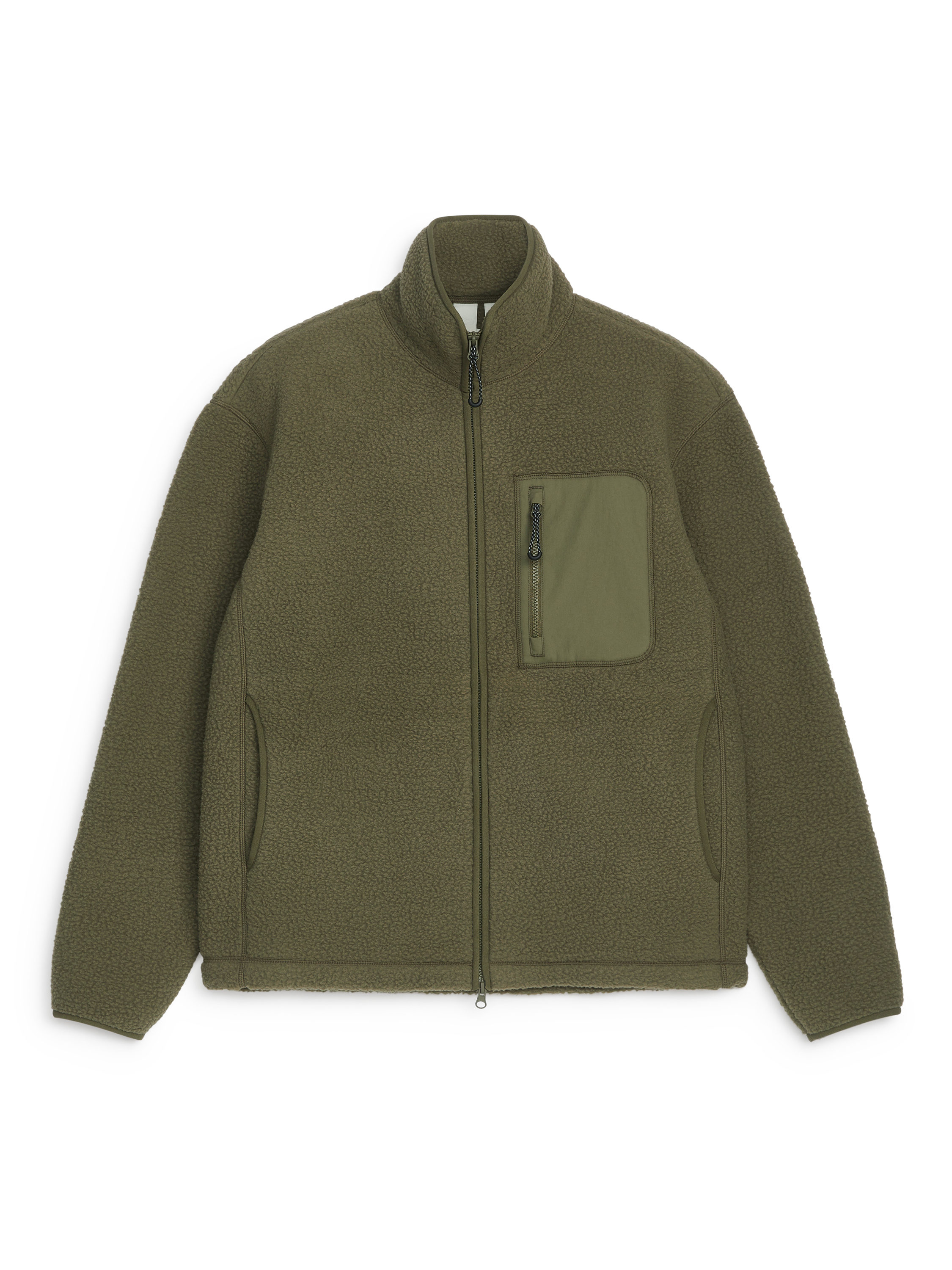 Fleece Jacket – Khaki Green – Men – ARKET DK