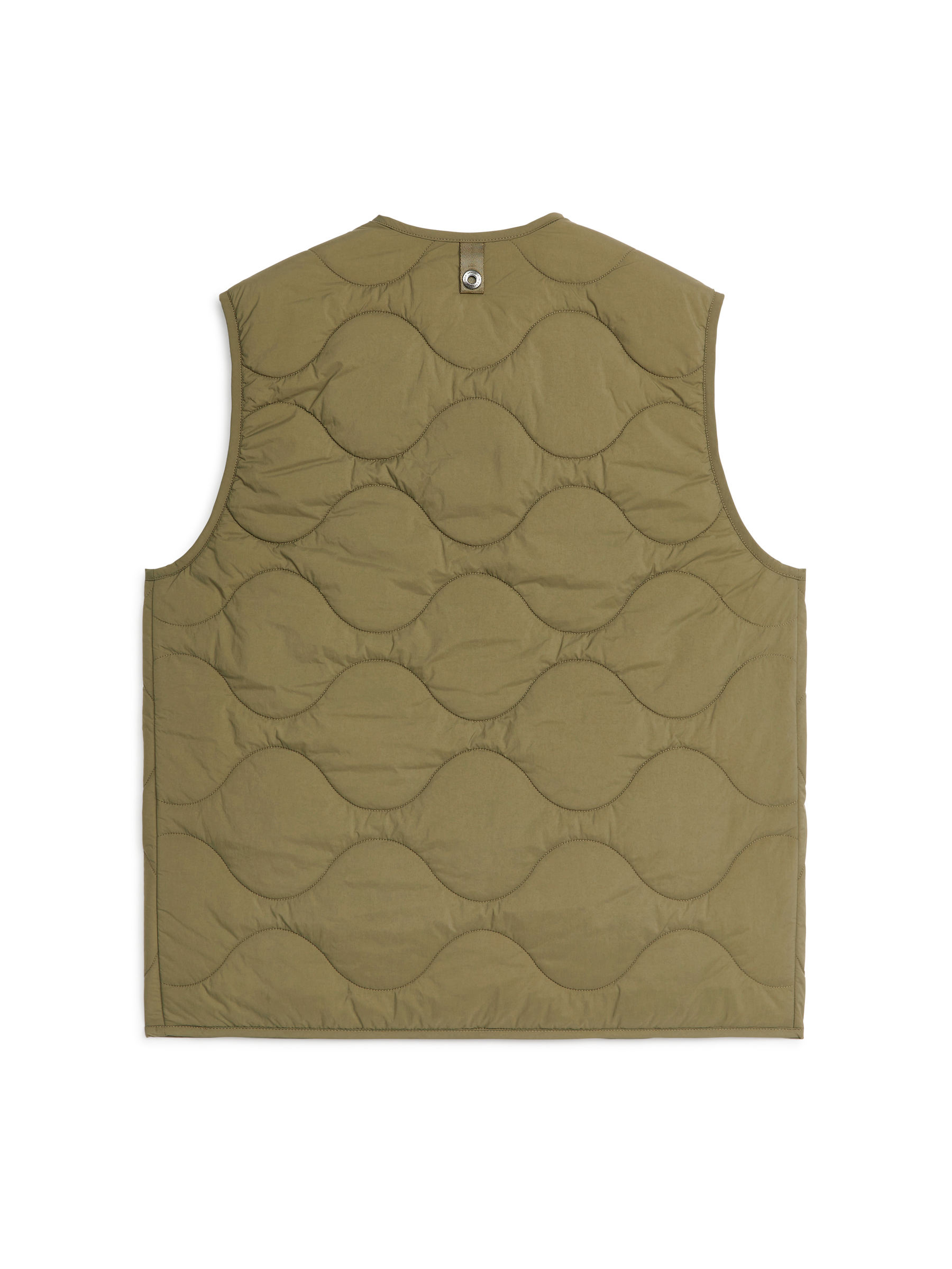 2-in-1 Quilted Liner Vest - Khaki Green - Regular fit - Men - StillMedia/DescriptiveStillLife - 2