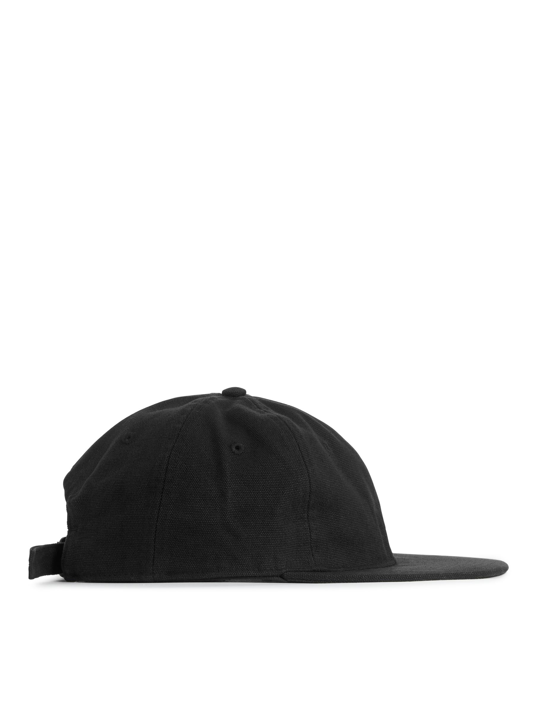 Cappellino in tela di cotone - Nero - Men - StillMedia/DescriptiveStillLife - 3