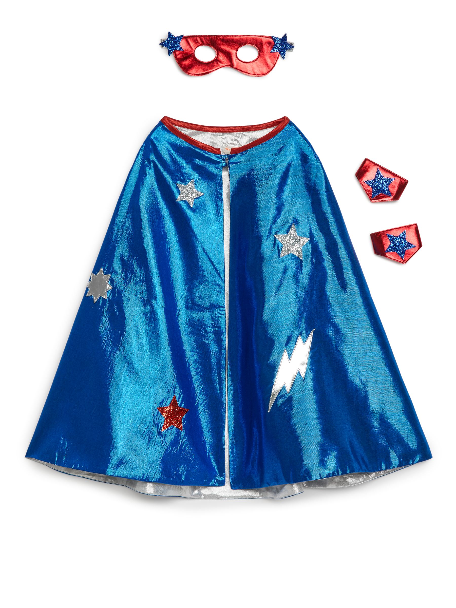 Costume da supereroe Meri Meri - Blu/Argento/Rosso - Homeware - StillMedia/DescriptiveStillLife - 1
