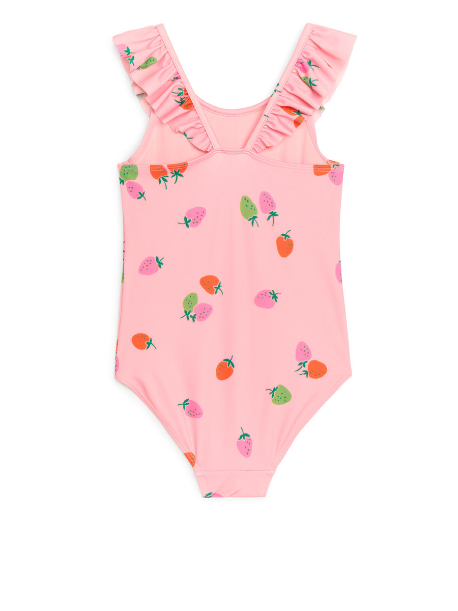 Badeanzug mit Rüschen - Rosa - Regular Fit - Children - 1227569001