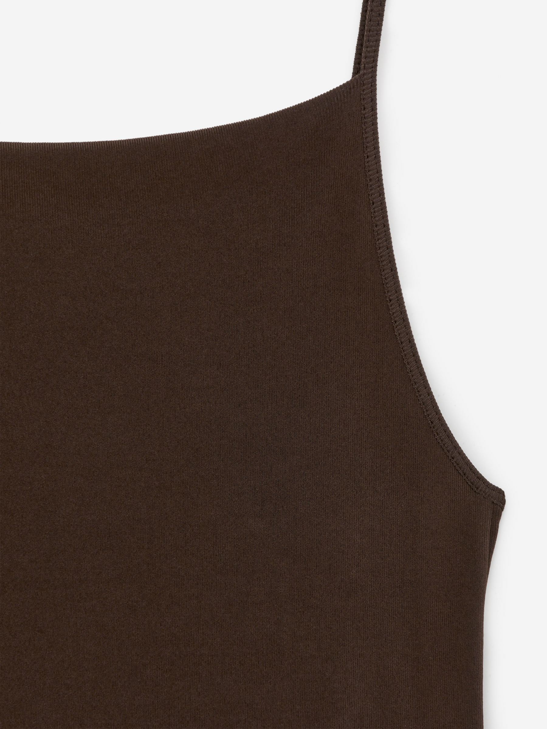 Rib Dress - Dark Brown - Slim fit - Women - StillMedia/DescriptiveDetail - 2