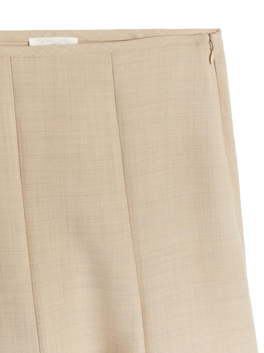 Flared Skirt - Beige - Women - 1211645001