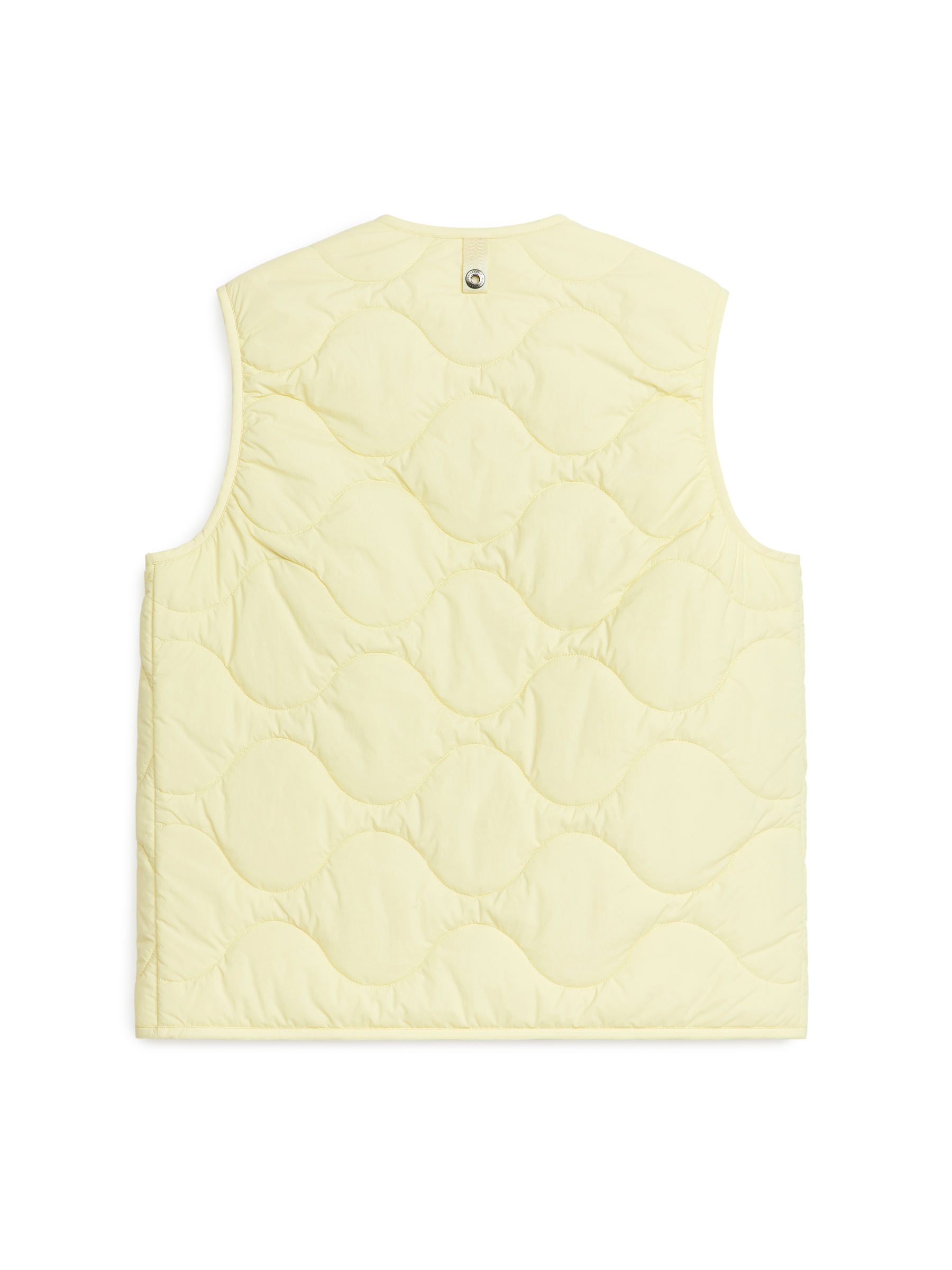 2-in-1 Quilted Liner Vest - Light Yellow - Regular fit - Men - StillMedia/DescriptiveStillLife - 1